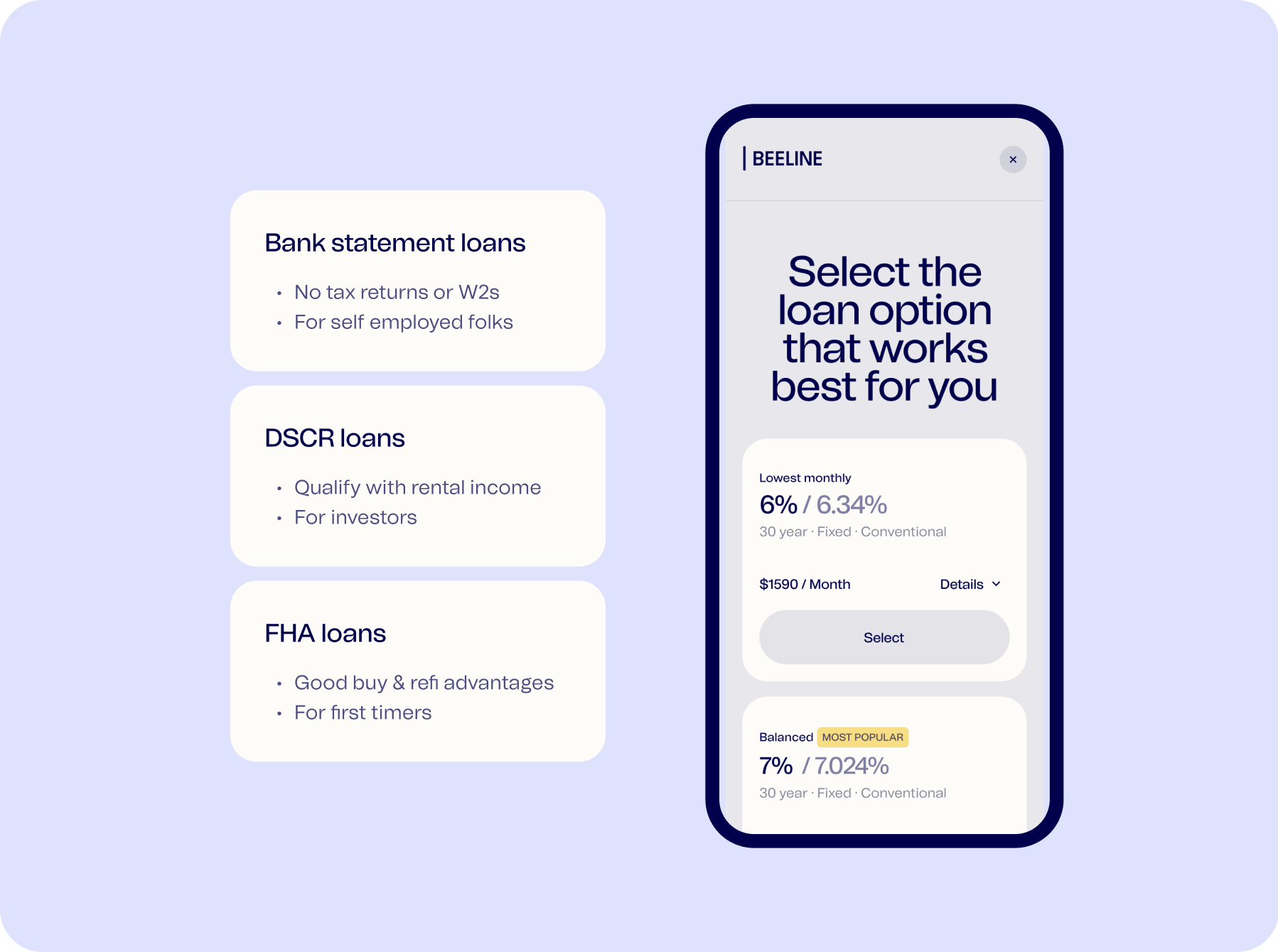 More loan types