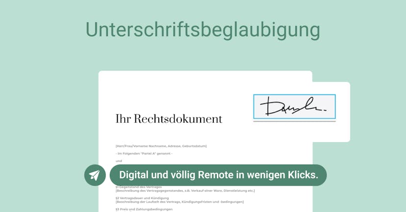 Wo Kann Ich Meine Unterschrift Beglaubigen Lassen