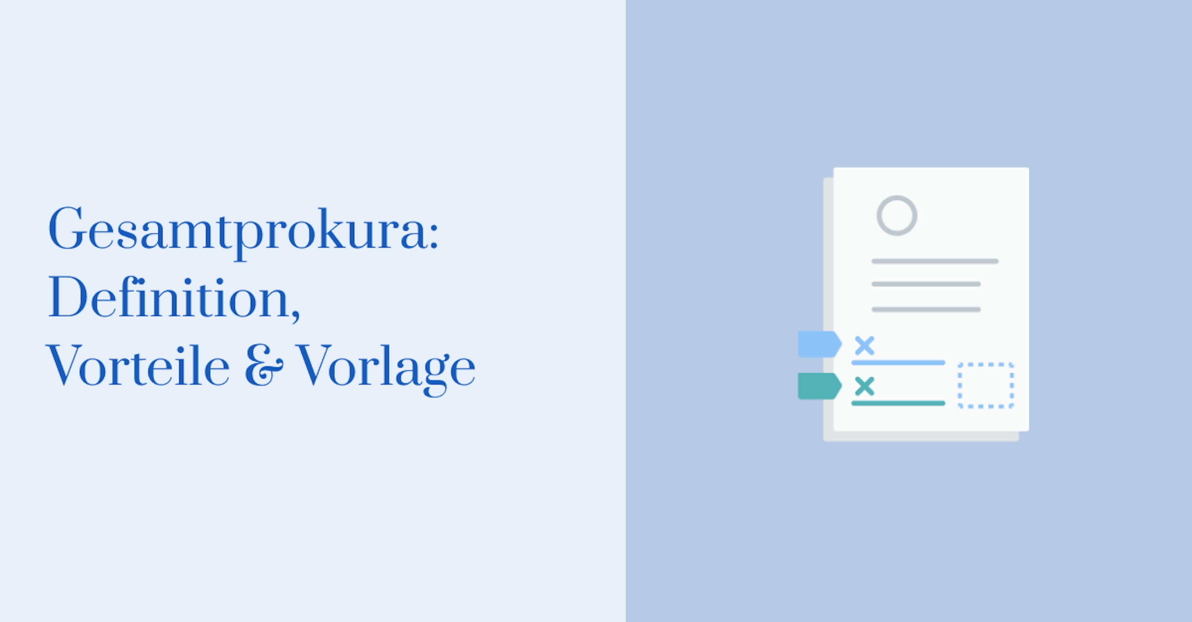 Gesamtprokura
