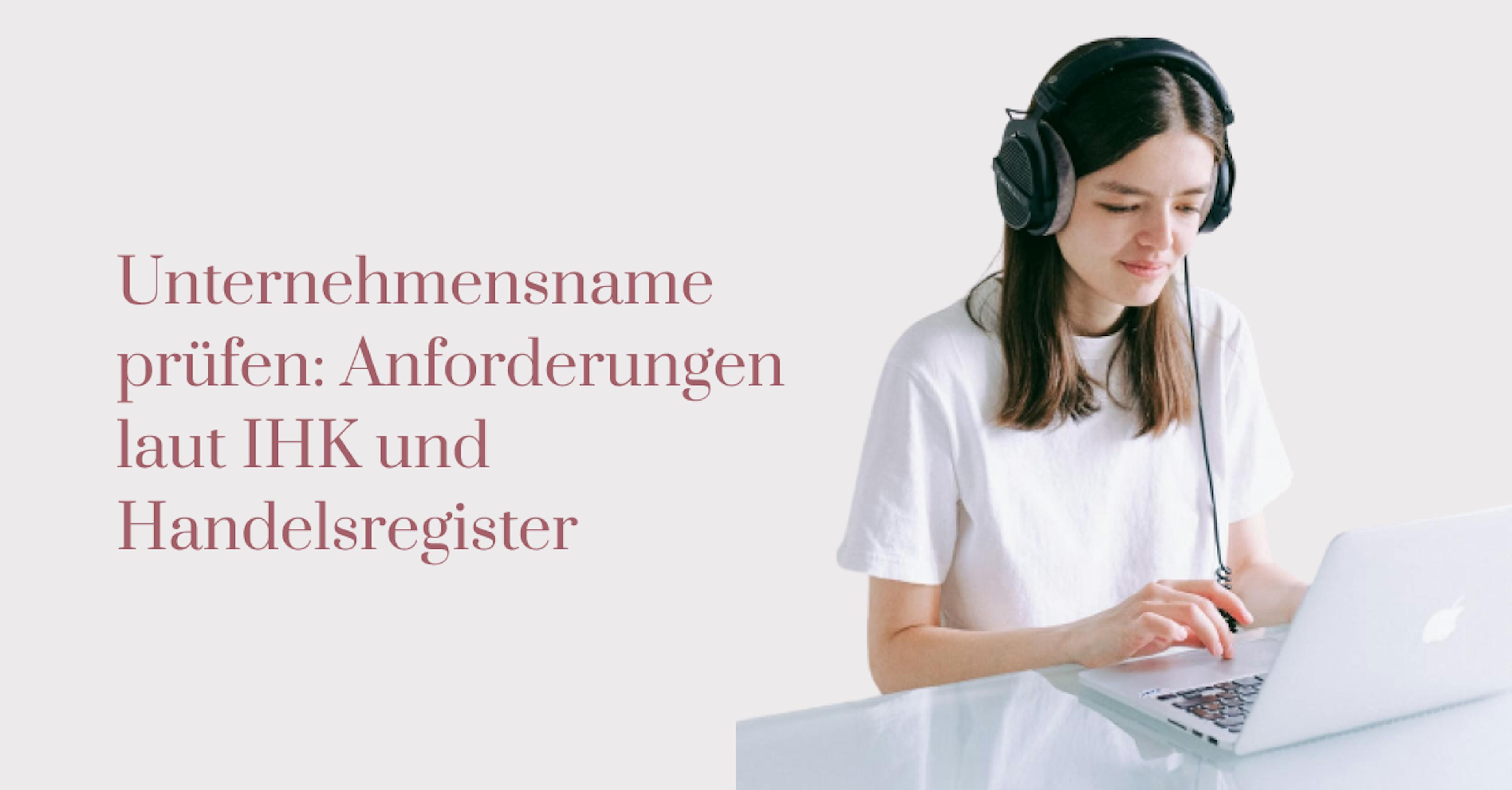 Unternehmensname prüfen
