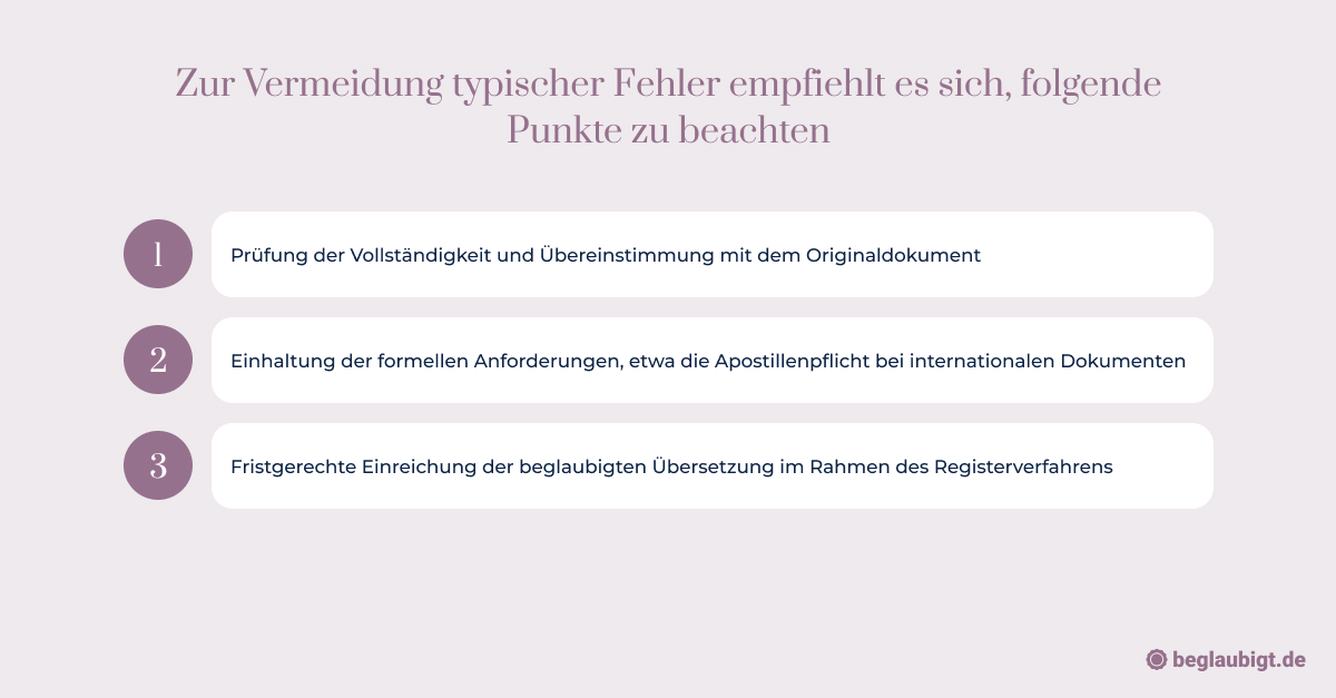 Register Übersetzung