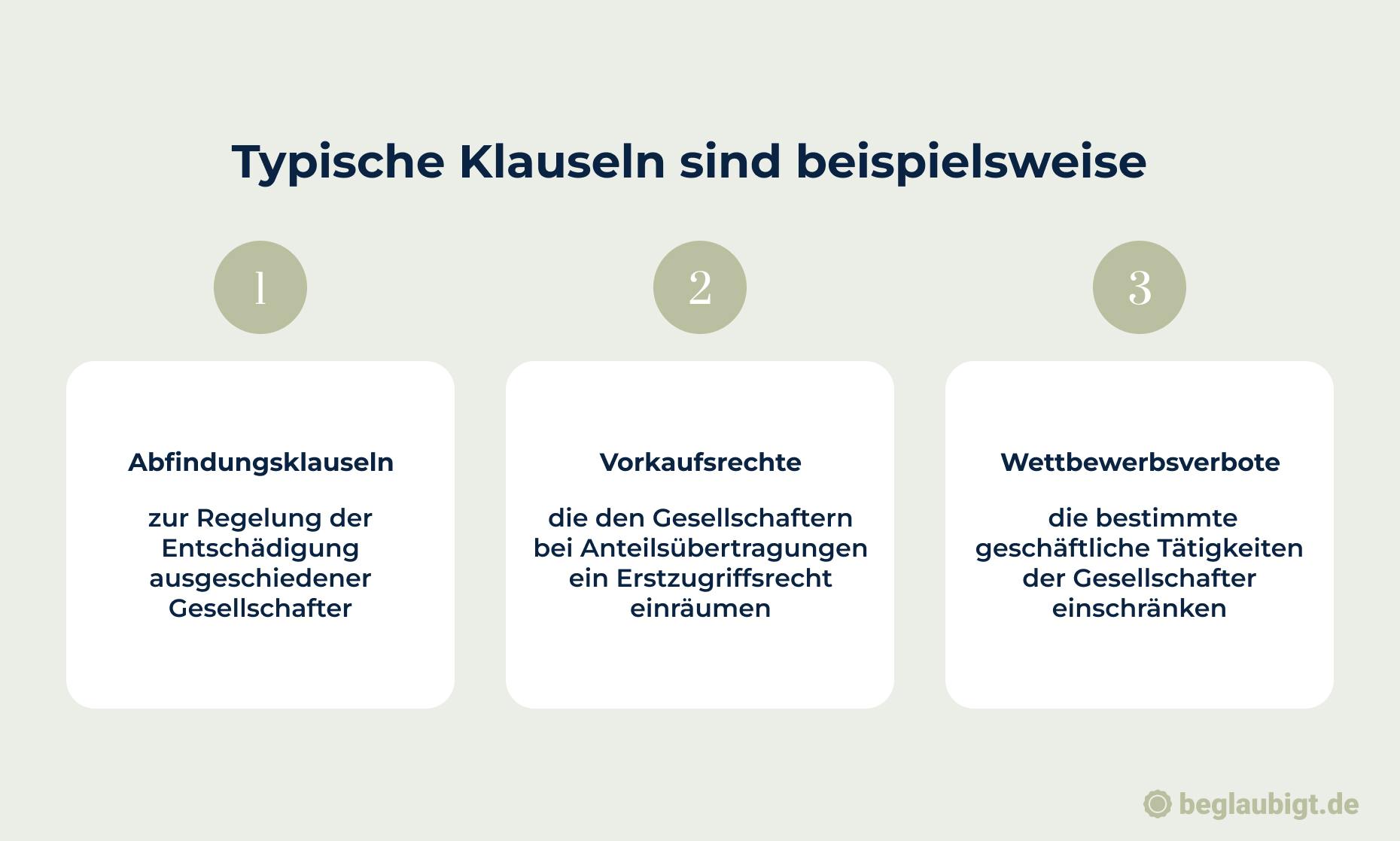 GmbH Satzung