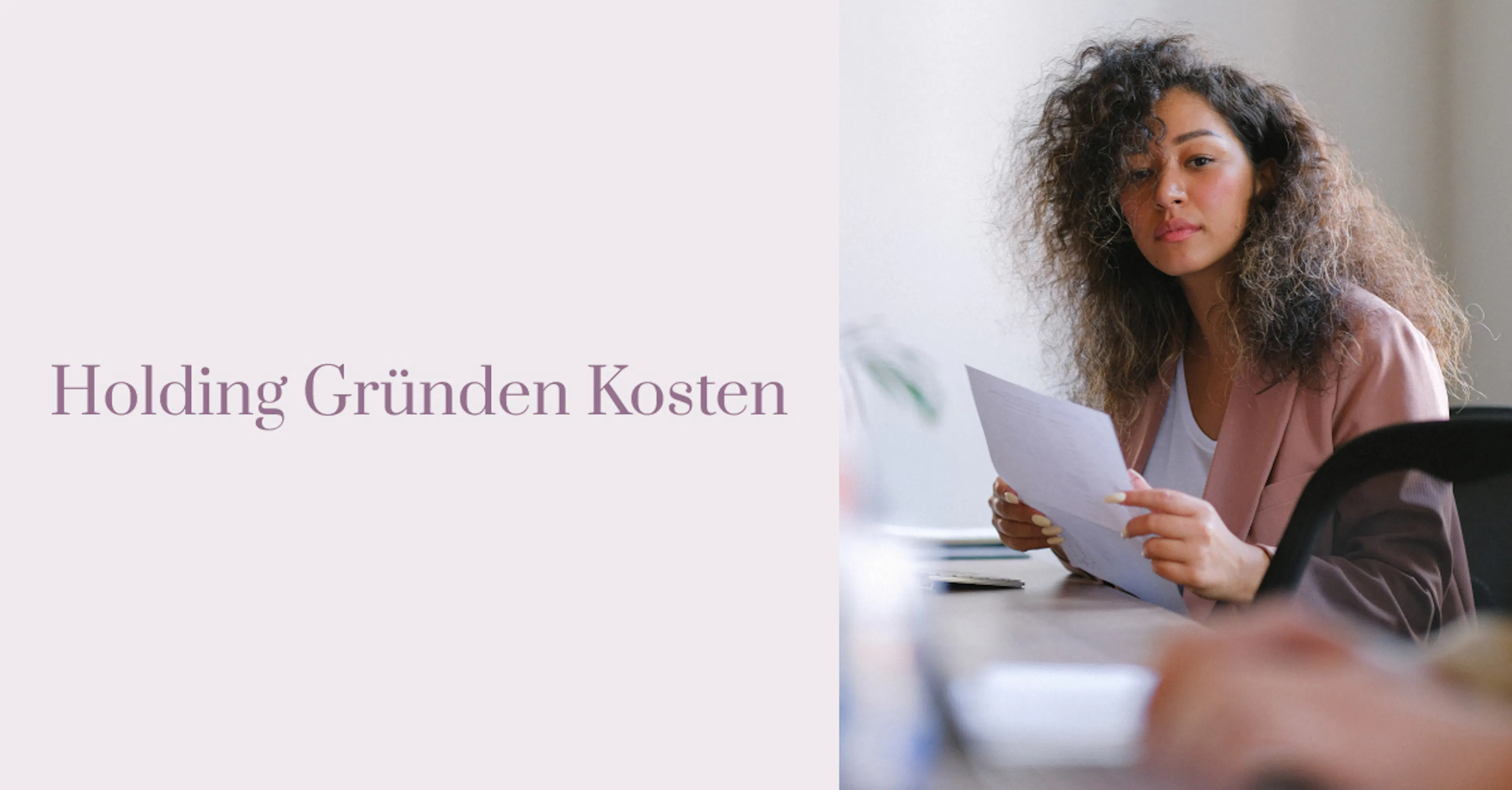 Holding Gründen Kosten