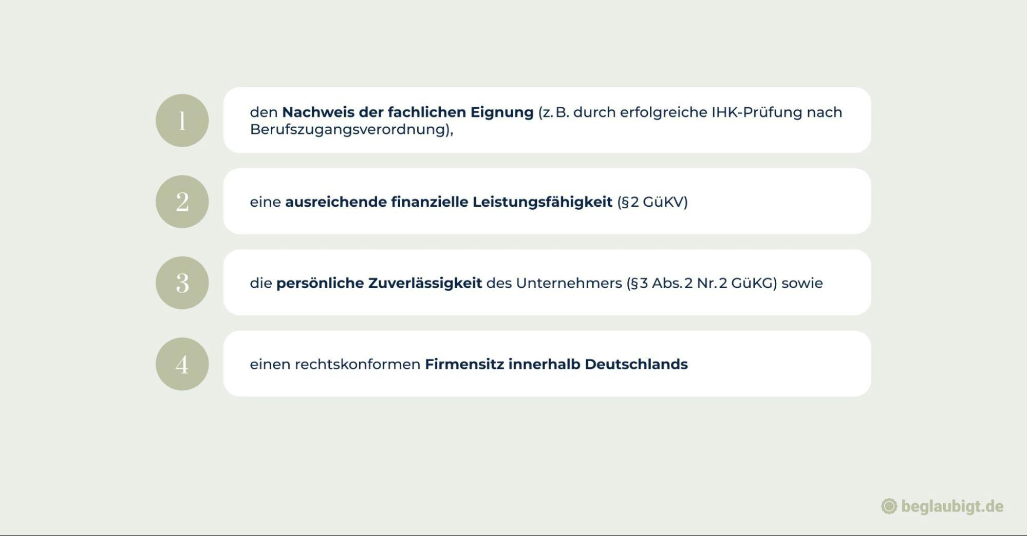 Transportunternehmen gründen