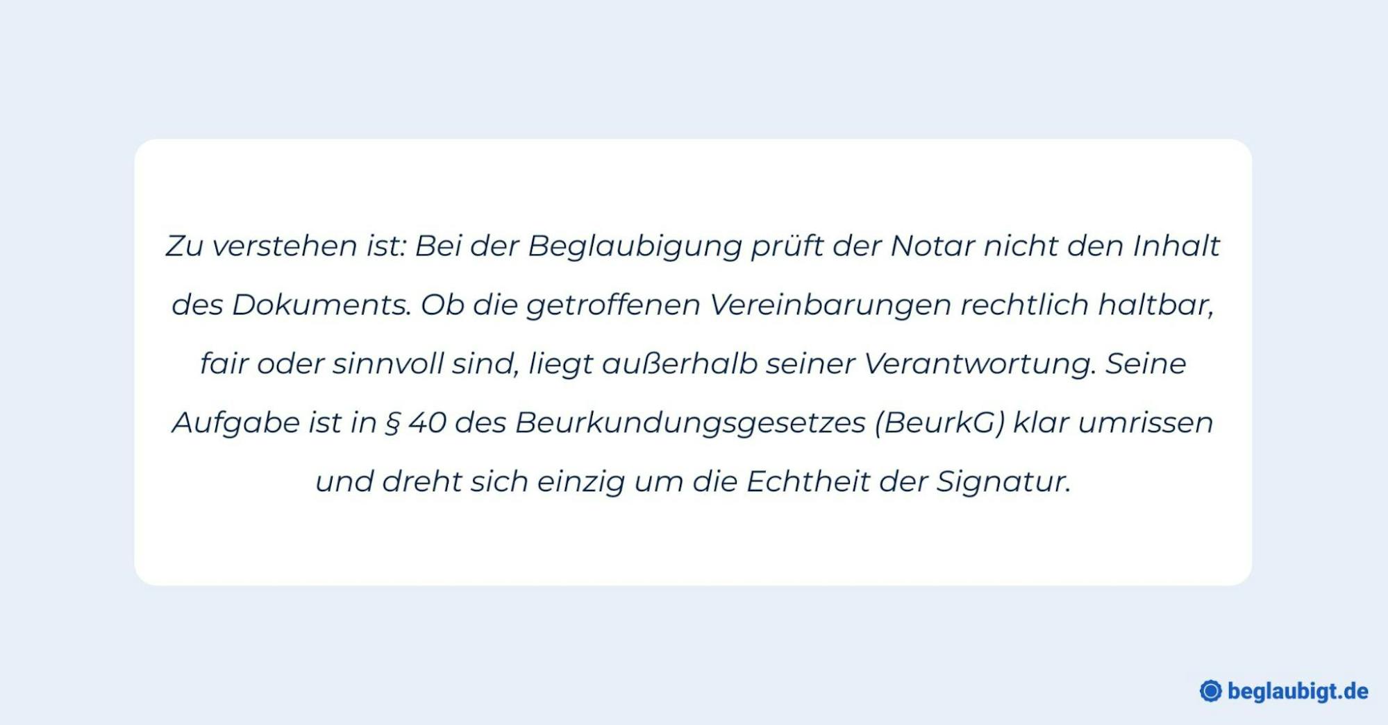 Notarielle Beglaubigung Kosten