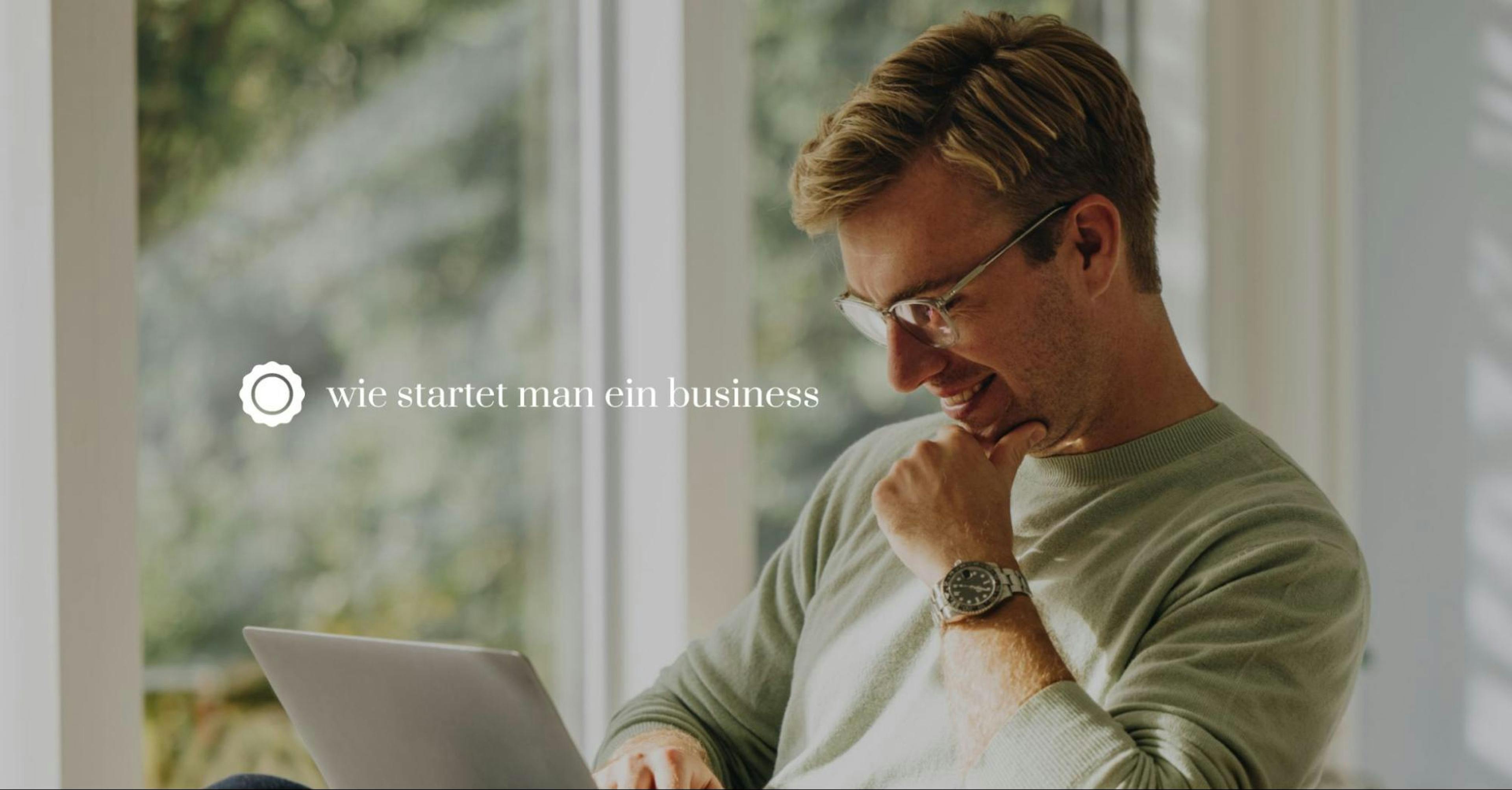 wie startet man ein business