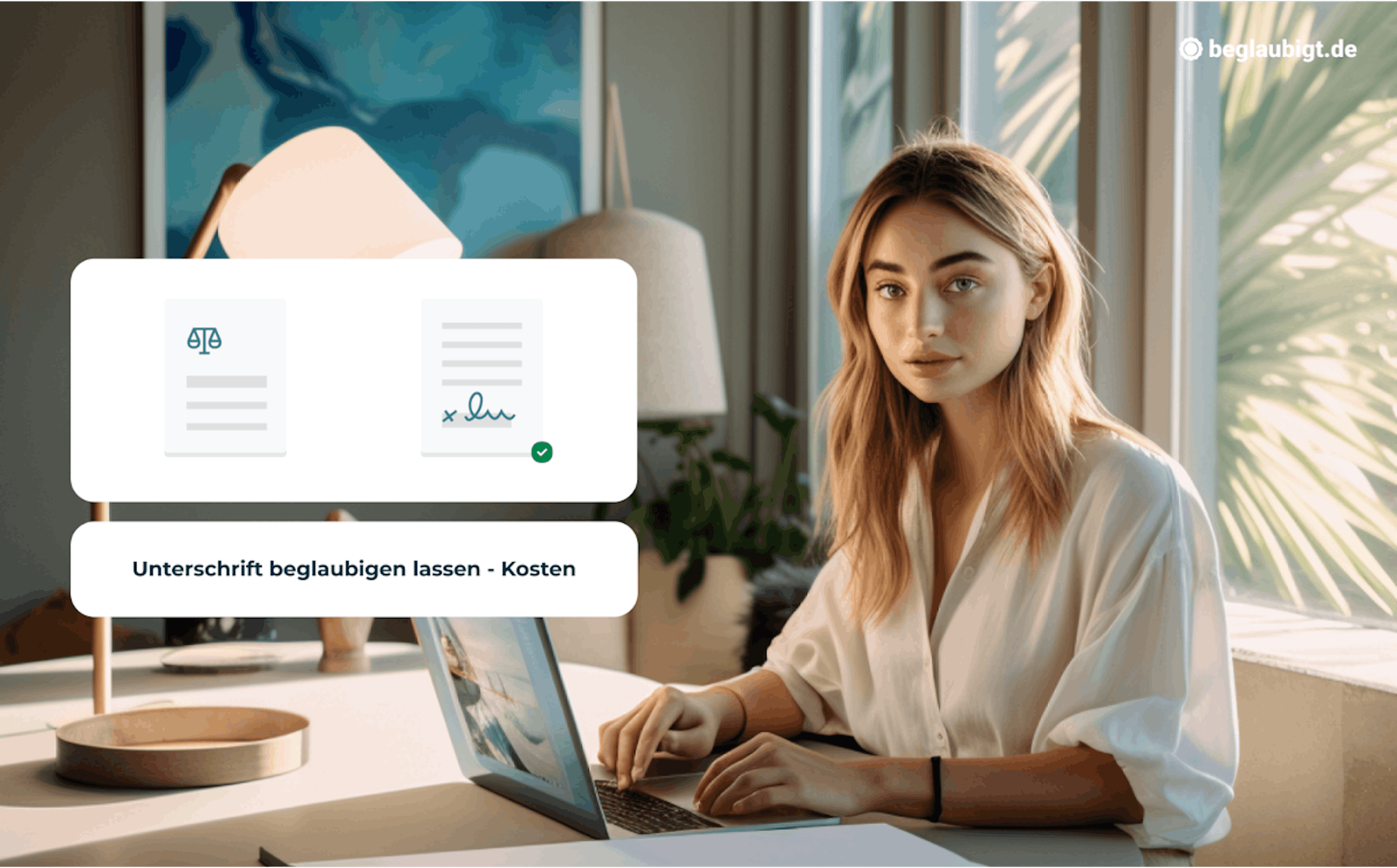 Unterschrift beglaubigen lassen - Kosten