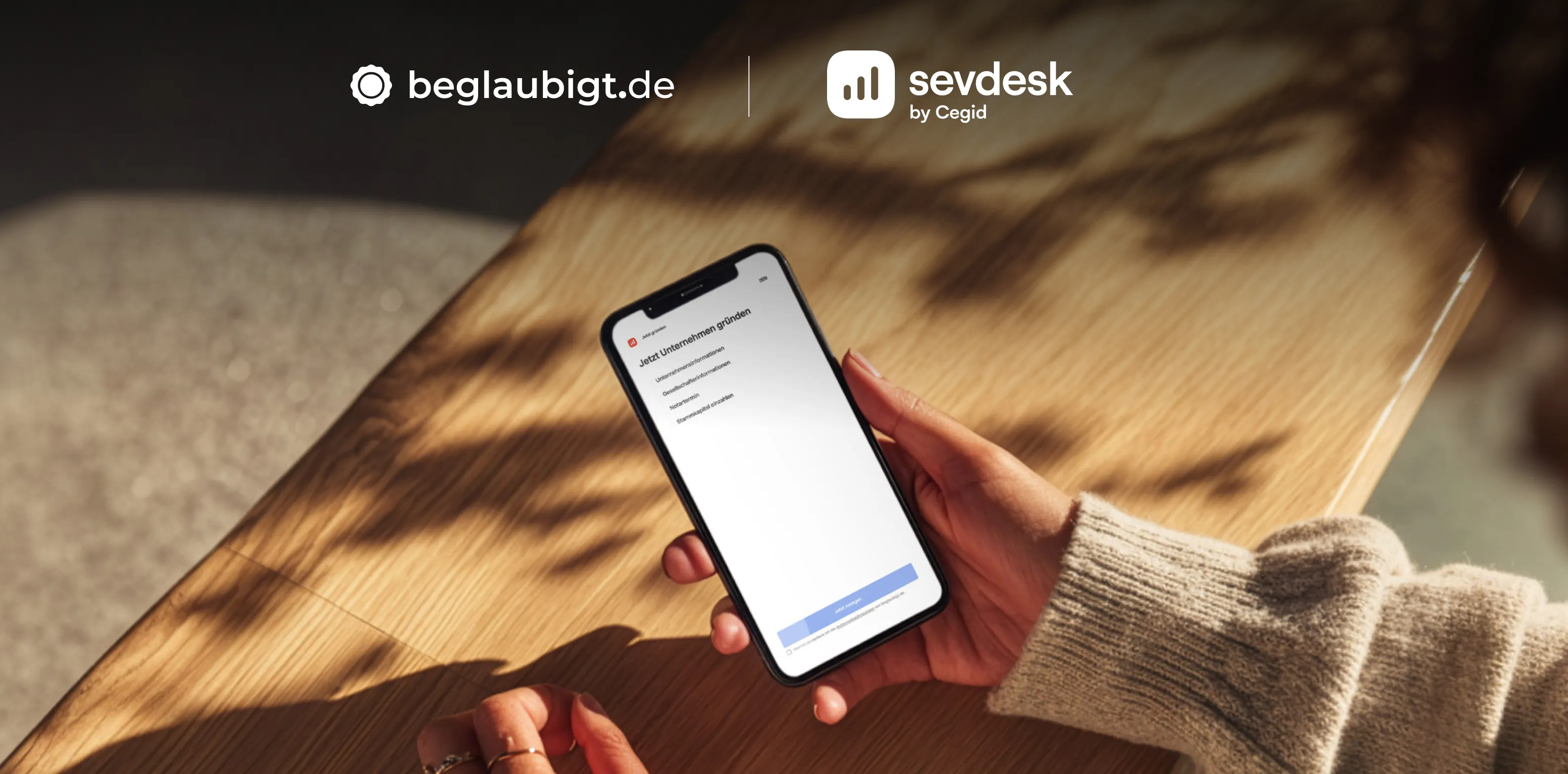 Beglaubigt.de Sevdesk Partnerschaft