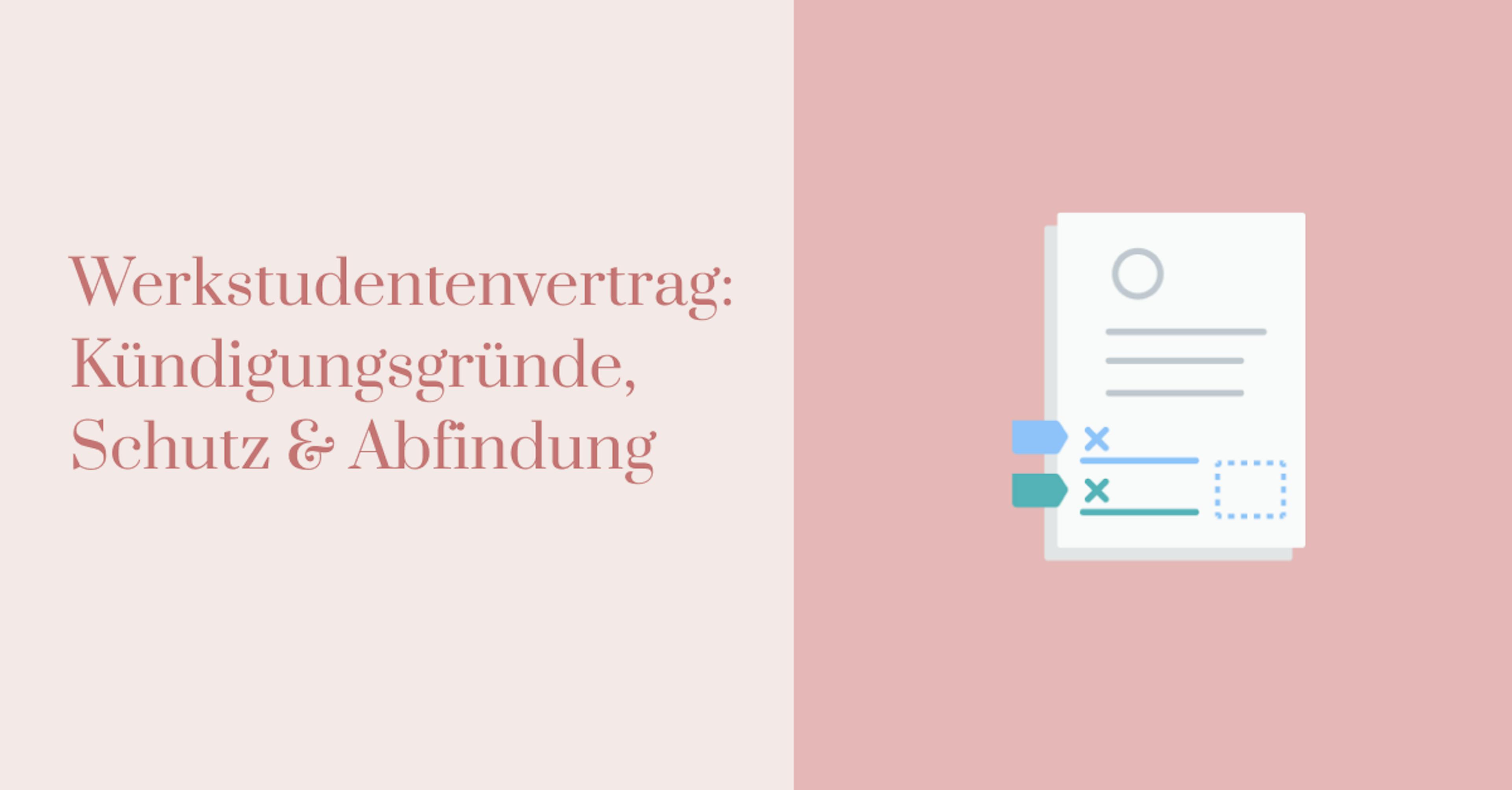 Werkstudentenvertrag Kündigung