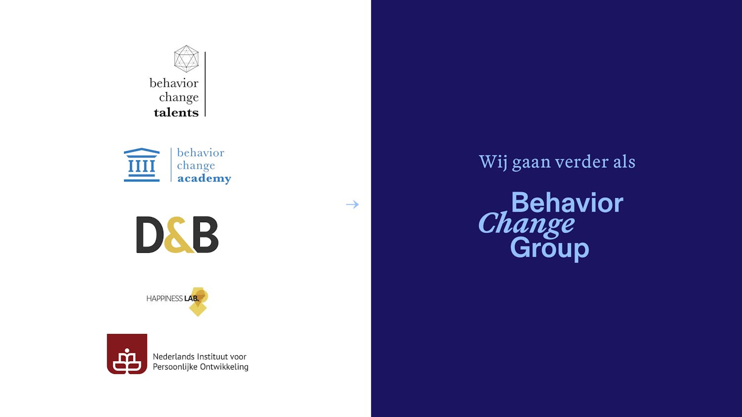 behavior change group rebranding