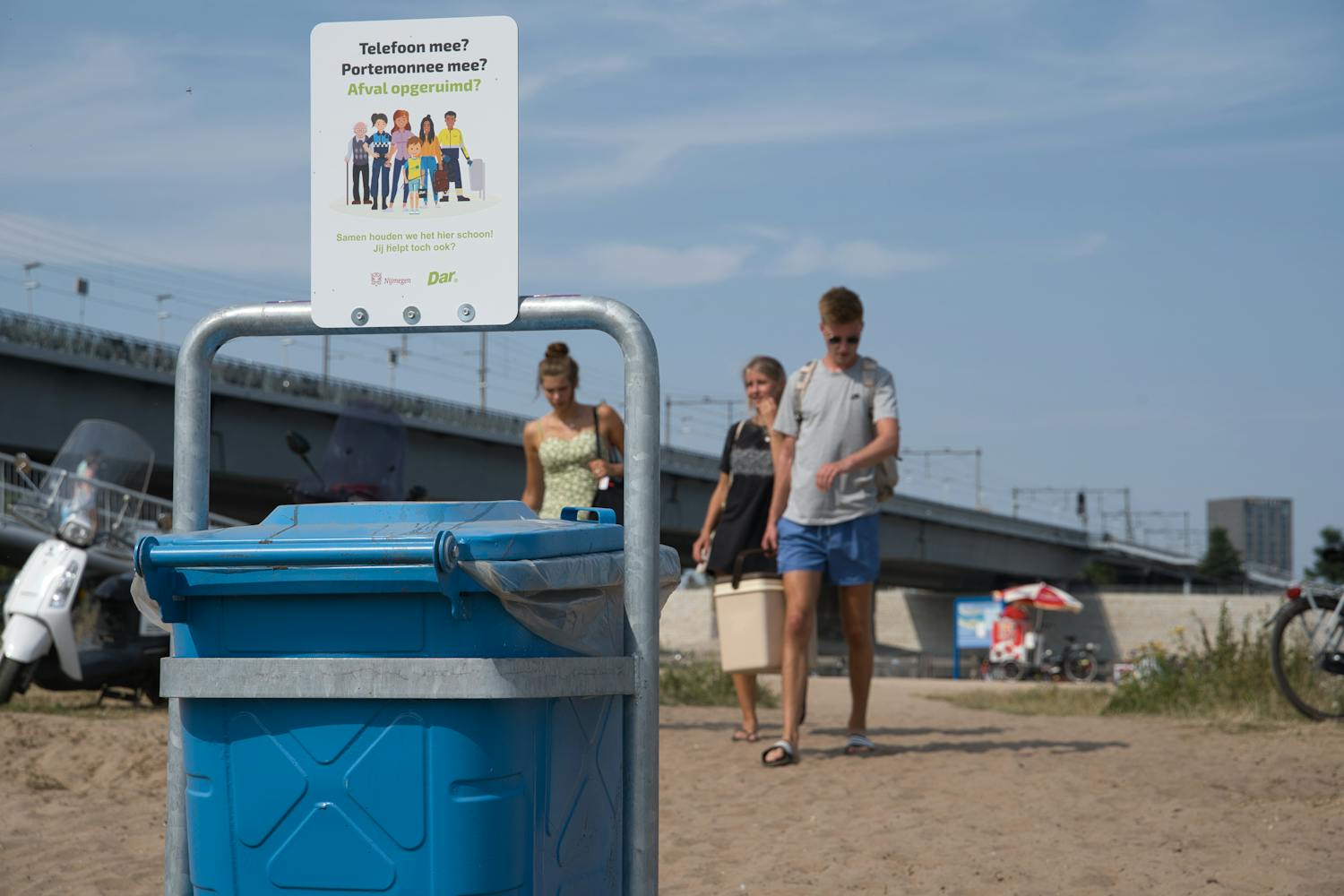 Een gedragsinterventie tegen zwerfvuil op het Waalstrand in Nijmegen