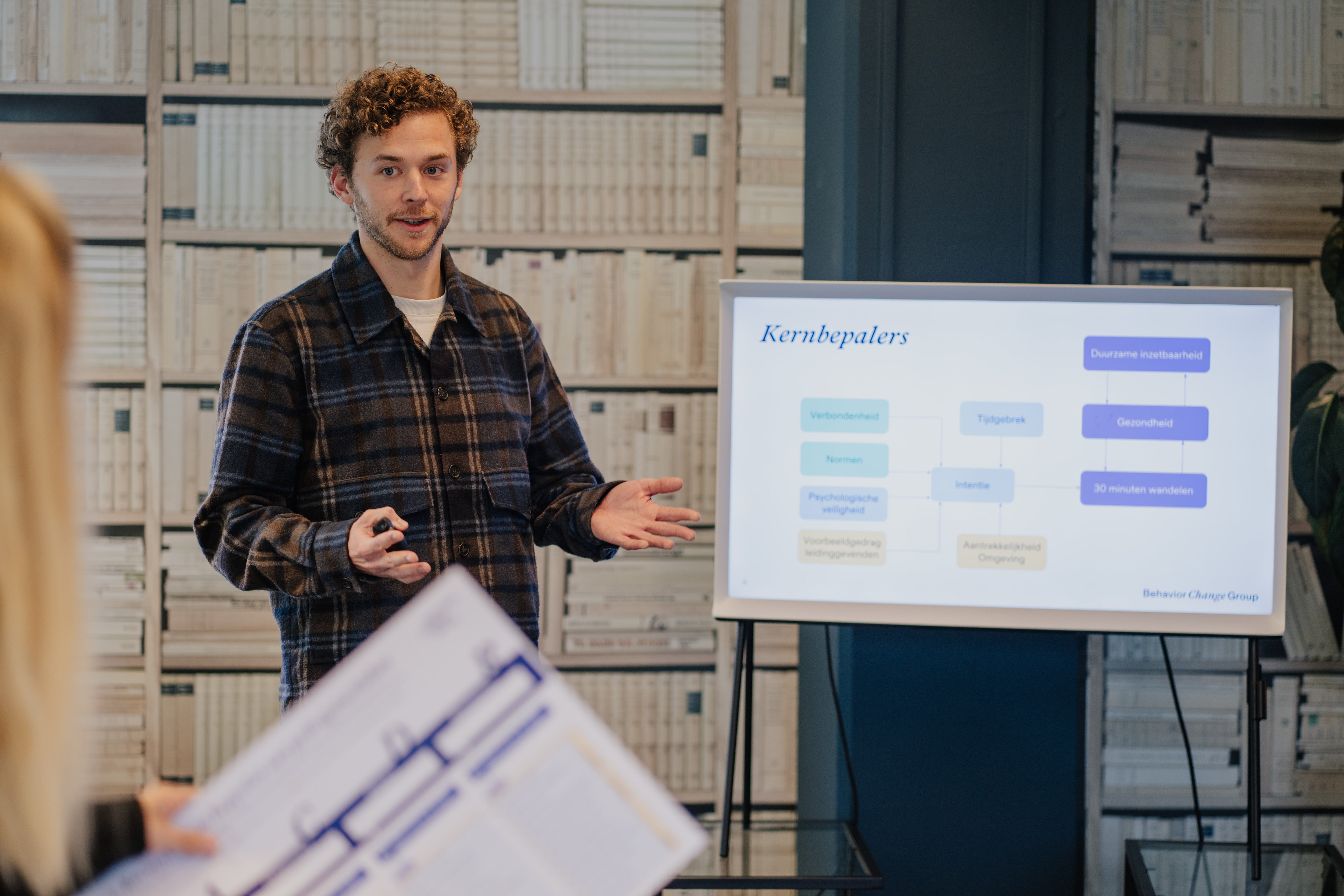 Afbeelding van een sessie over gedragsbepalers