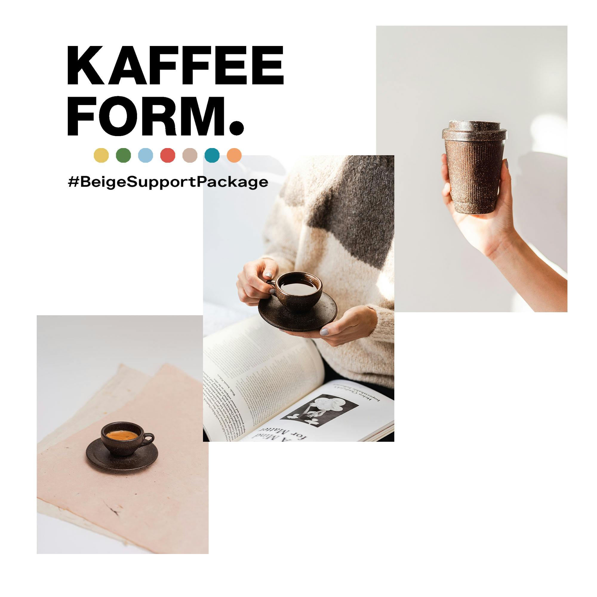 #BeigeSupportPackage: Hallo, wir sind Kaffeeform