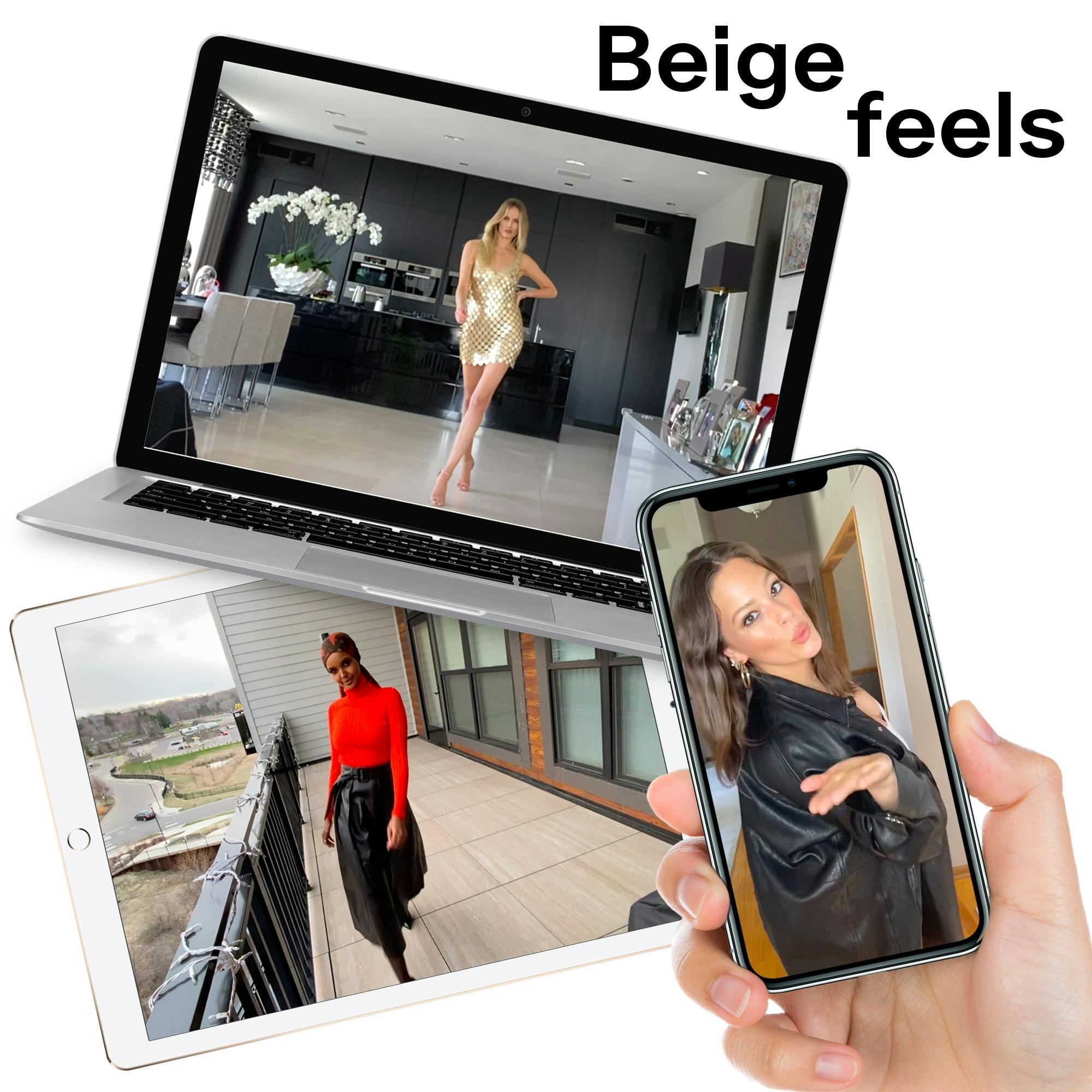 Beige feels: Sieht so die Fashion Week der Zukunft aus? 