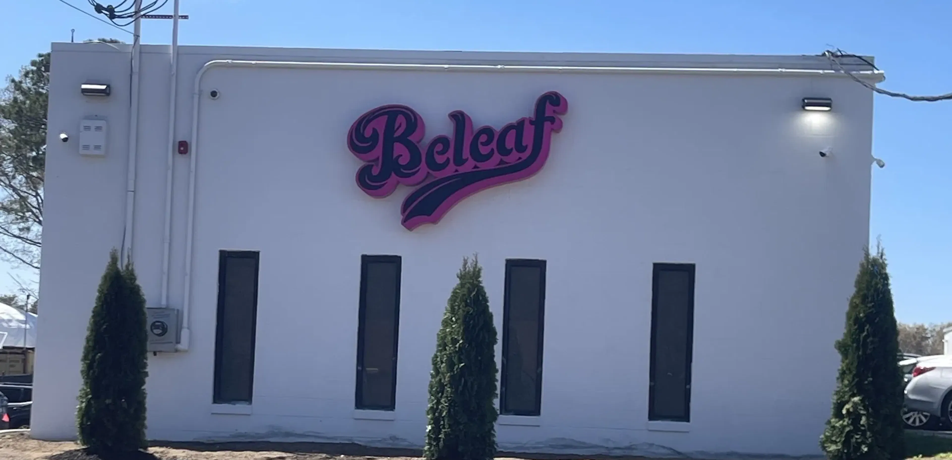Beleaf Medford storefront with signage