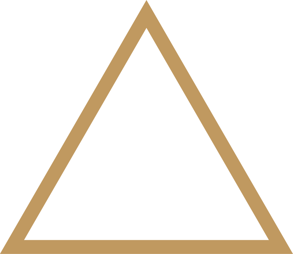 Belltower logo abstract triangle
