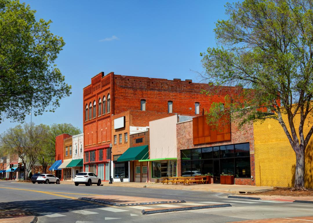 brick red building in Oaklahoma
