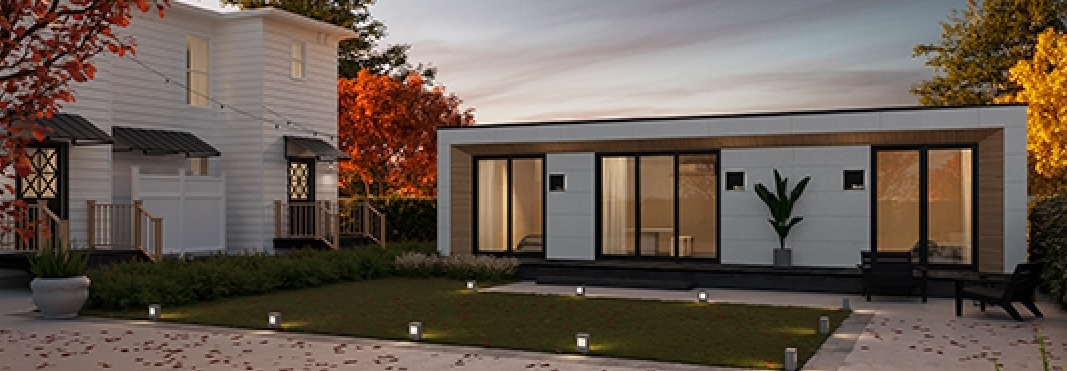 A photo of an Accessory Dwelling Unit, detached from a main residence