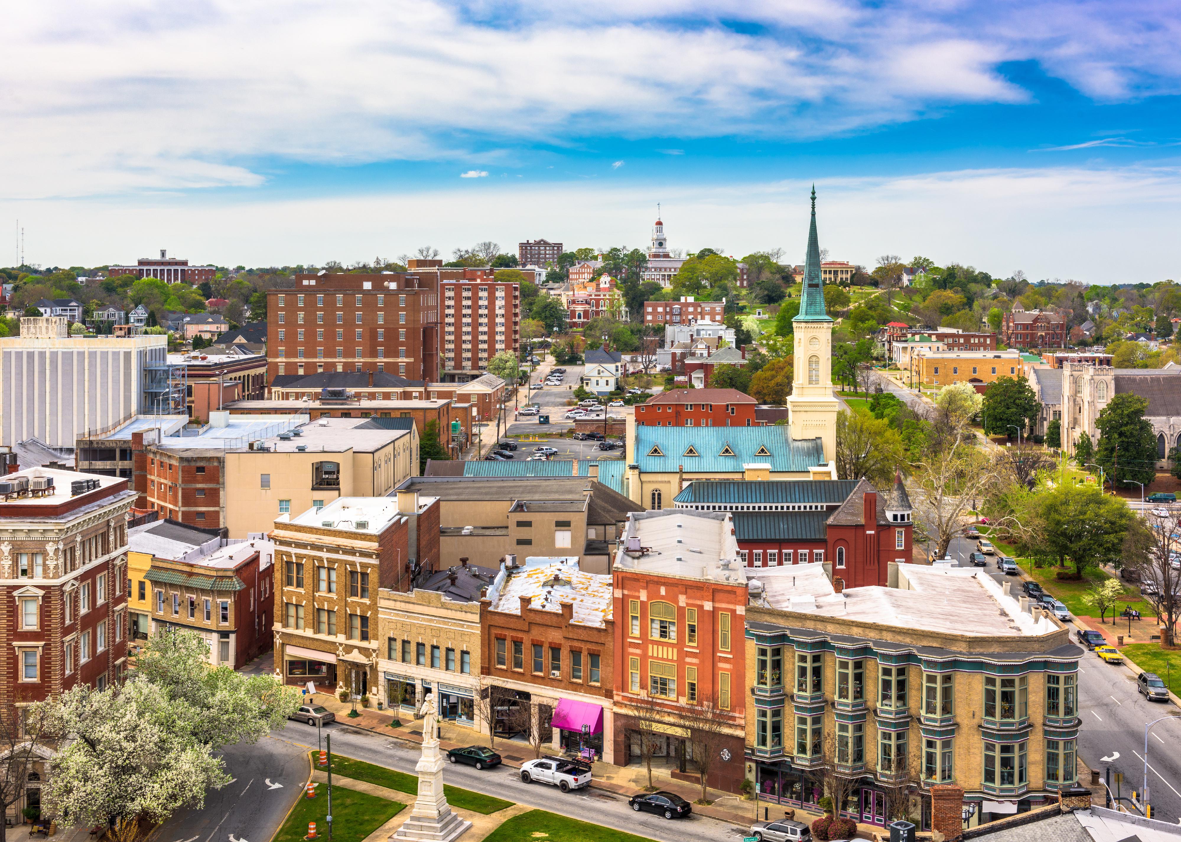 A photo of the city of Macon, Georgia