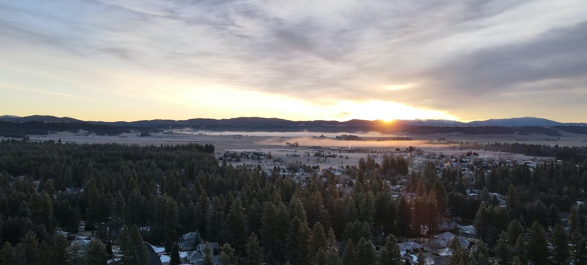 A scenic view of Spokane, WA - a livable city that attracts many residents to rental properties in Washington