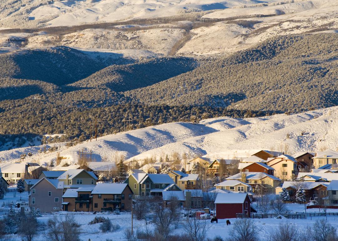 snowy landscape in Colorado