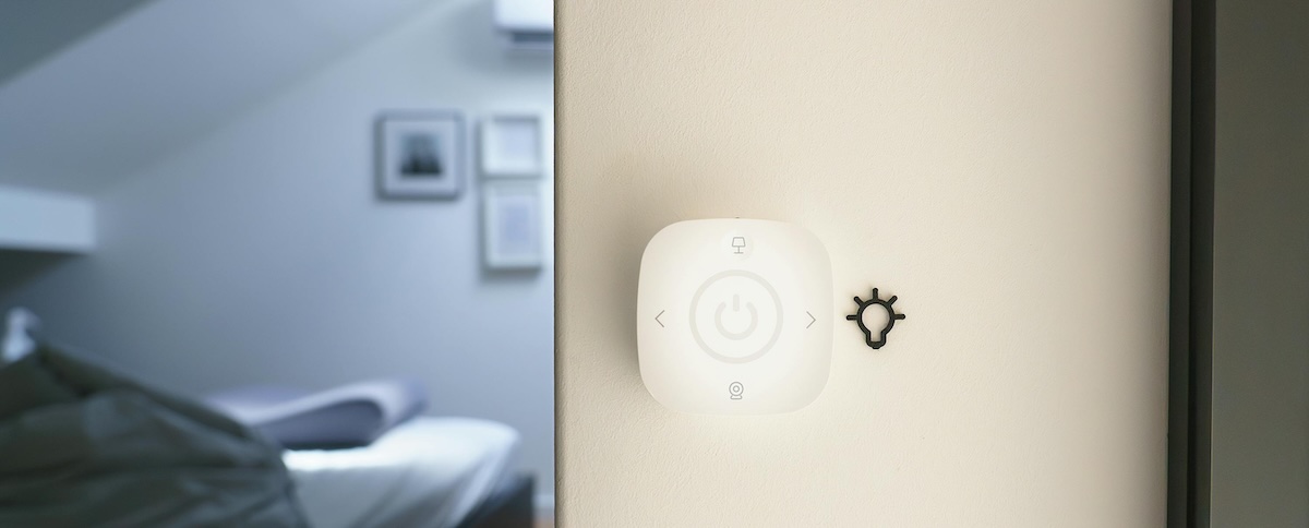 A smart home device in a rental apartment