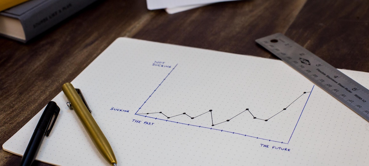 A graph depicts a trending line between "sucking" and "not sucking", depicting the downfall and "airbnbust" of short-term rentals, for those looking to restore income in the future