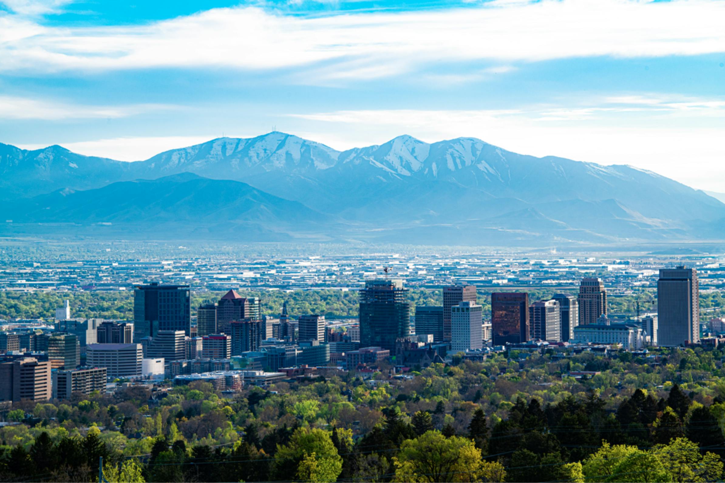 A scenic photo of Salt Lake City, Utah