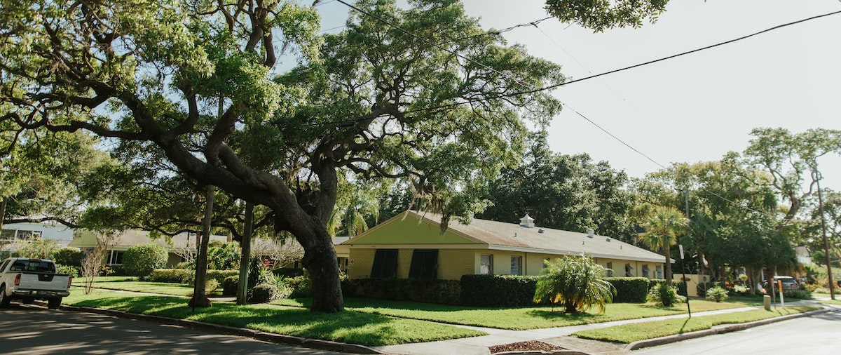 A single-family home in a suburban neighborhood of Florida. Get the annual maintenance checklist for your Florida rental property. 