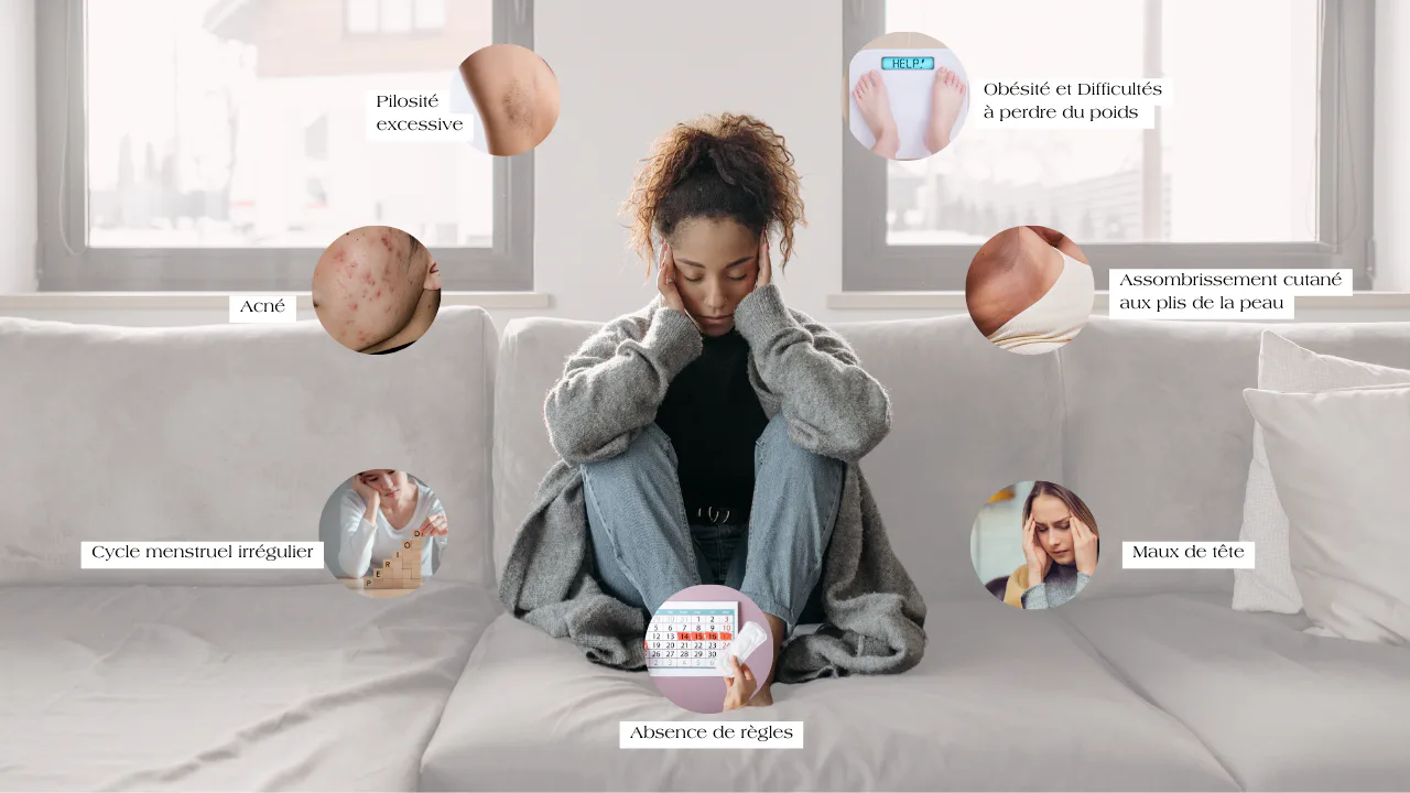 Quels sont les symptômes du syndrome des ovaires polykystiques (SOPK) 