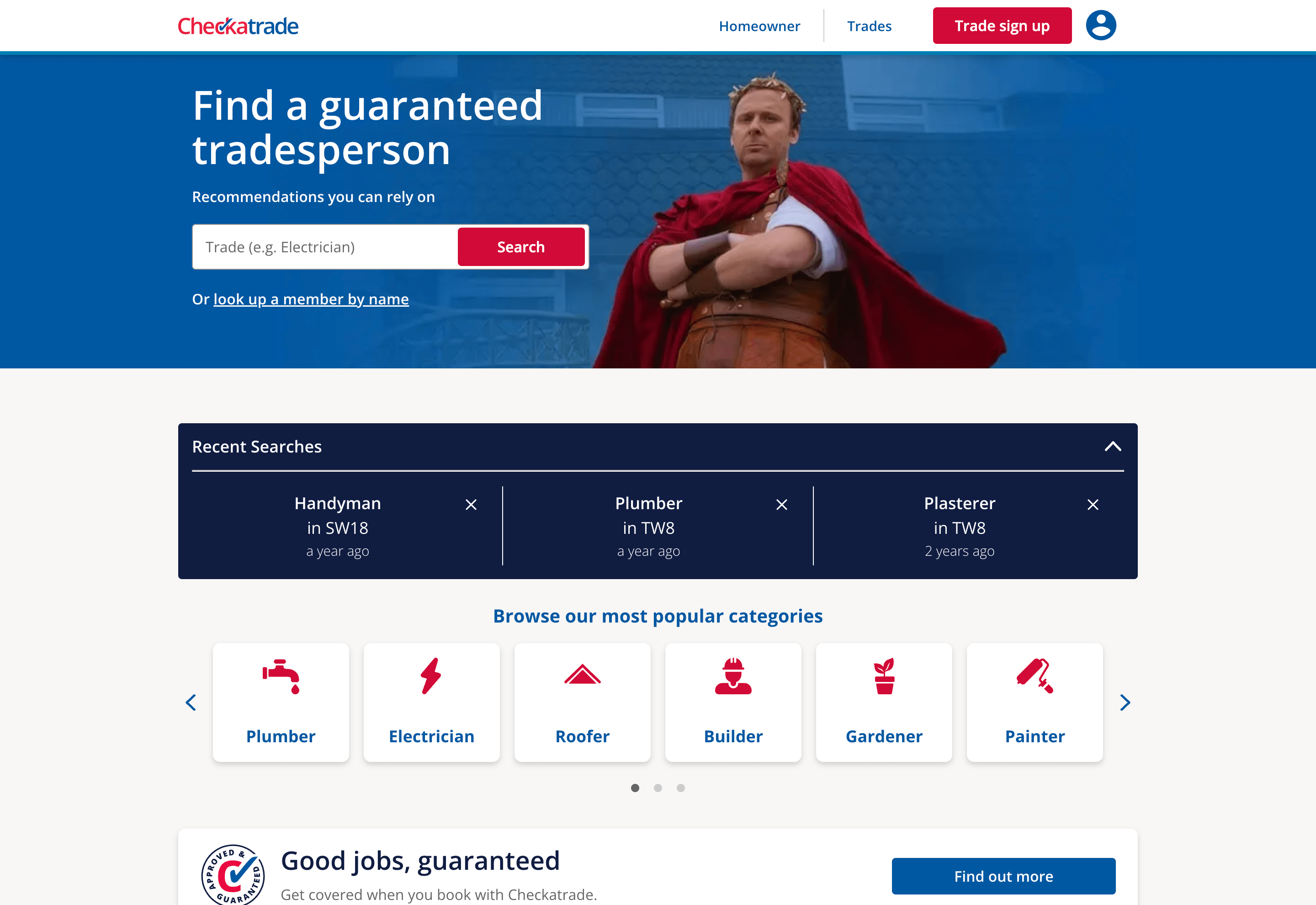 Checkatrade Desktop image