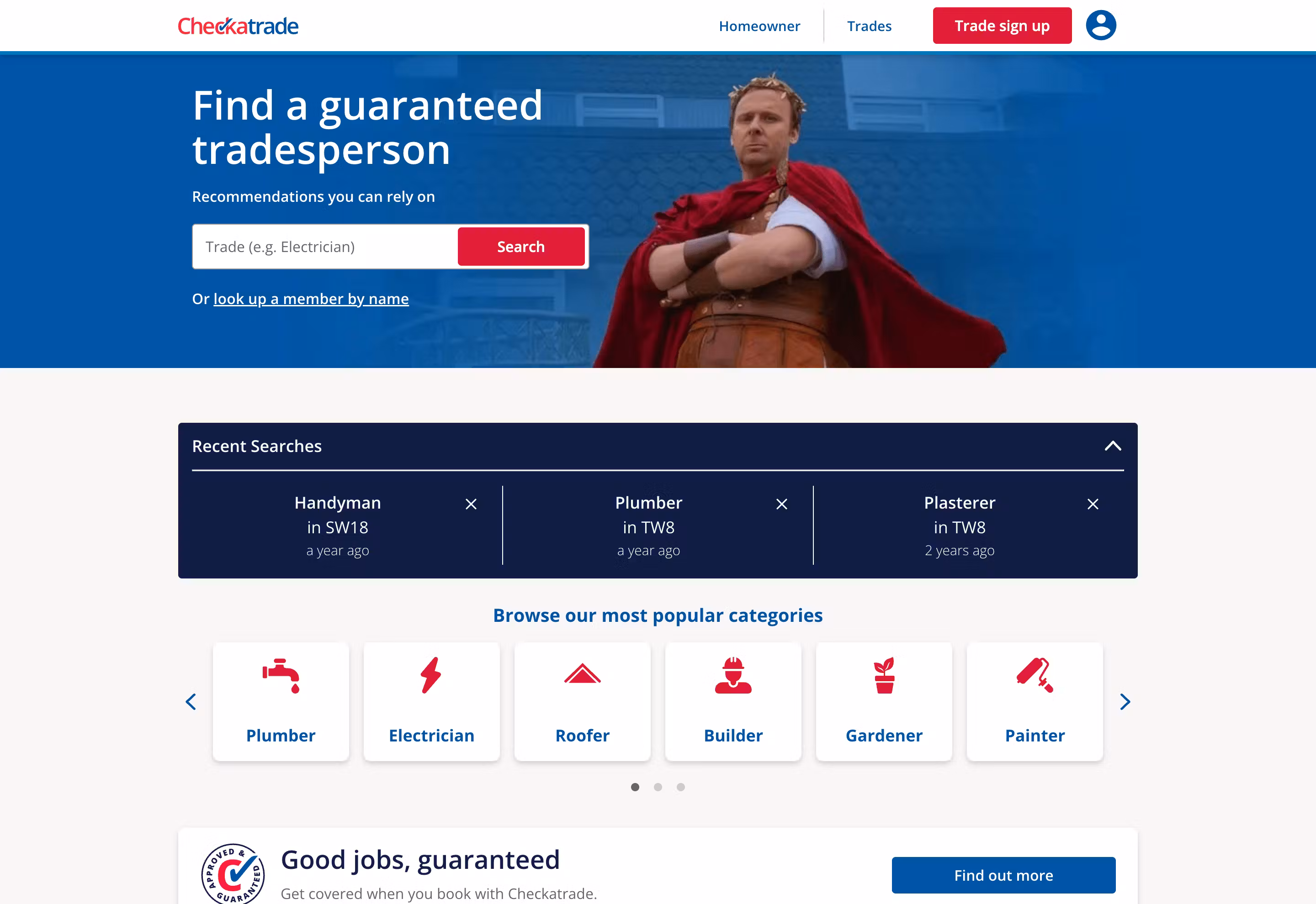 Checkatrade Desktop image