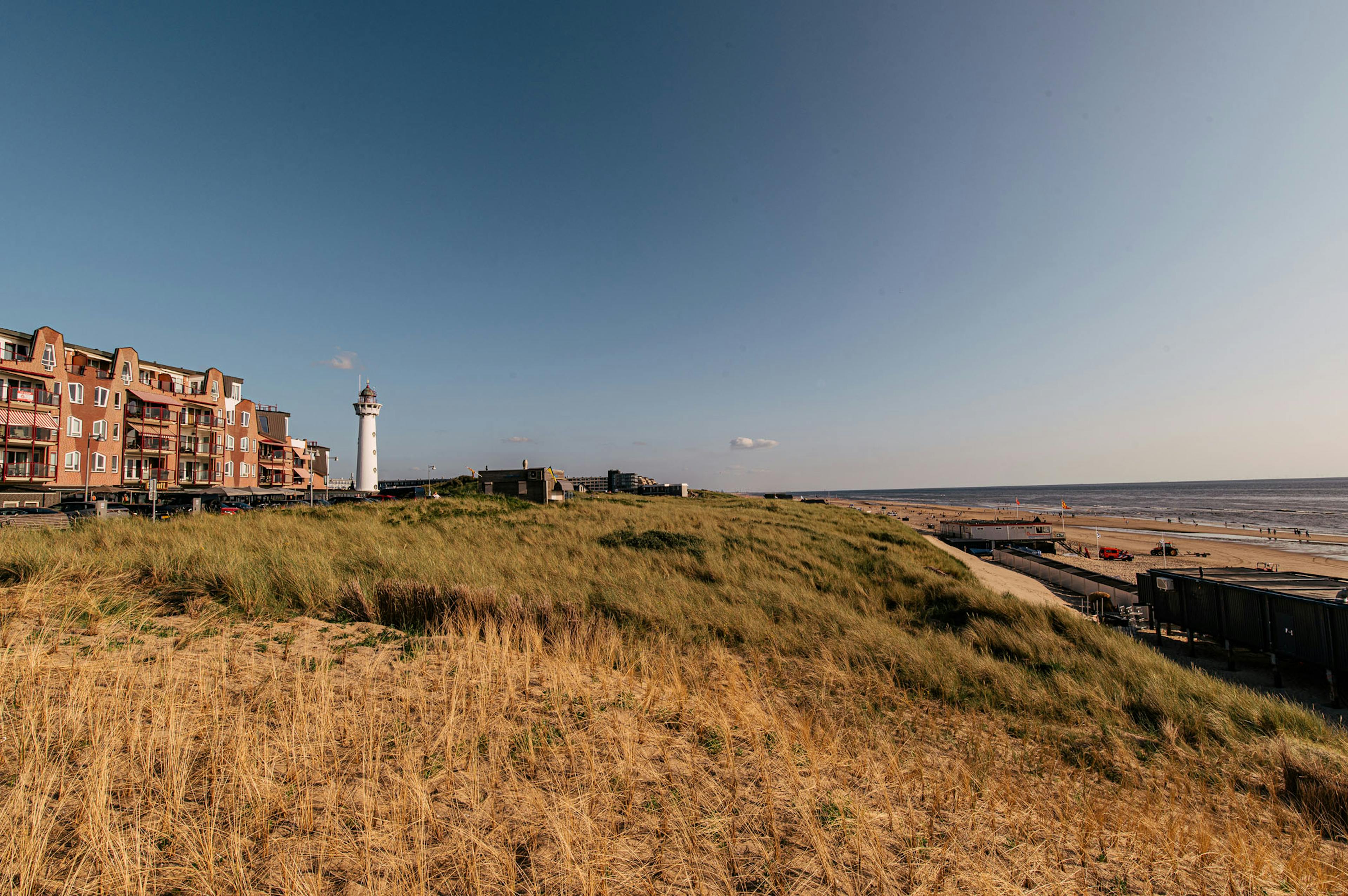 Foto van de vuurtoren in Egmond