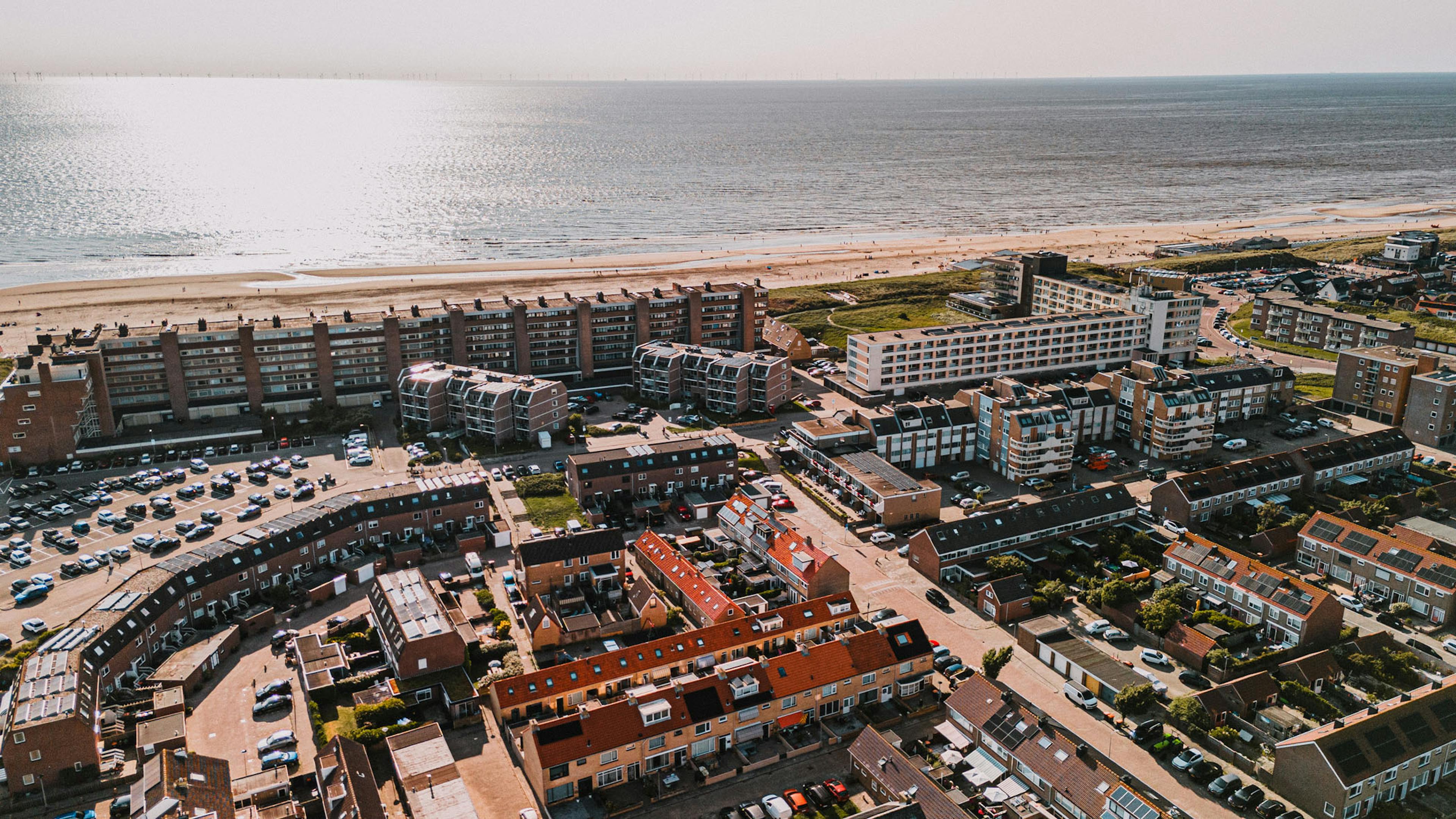 Dronefoto van Egmond