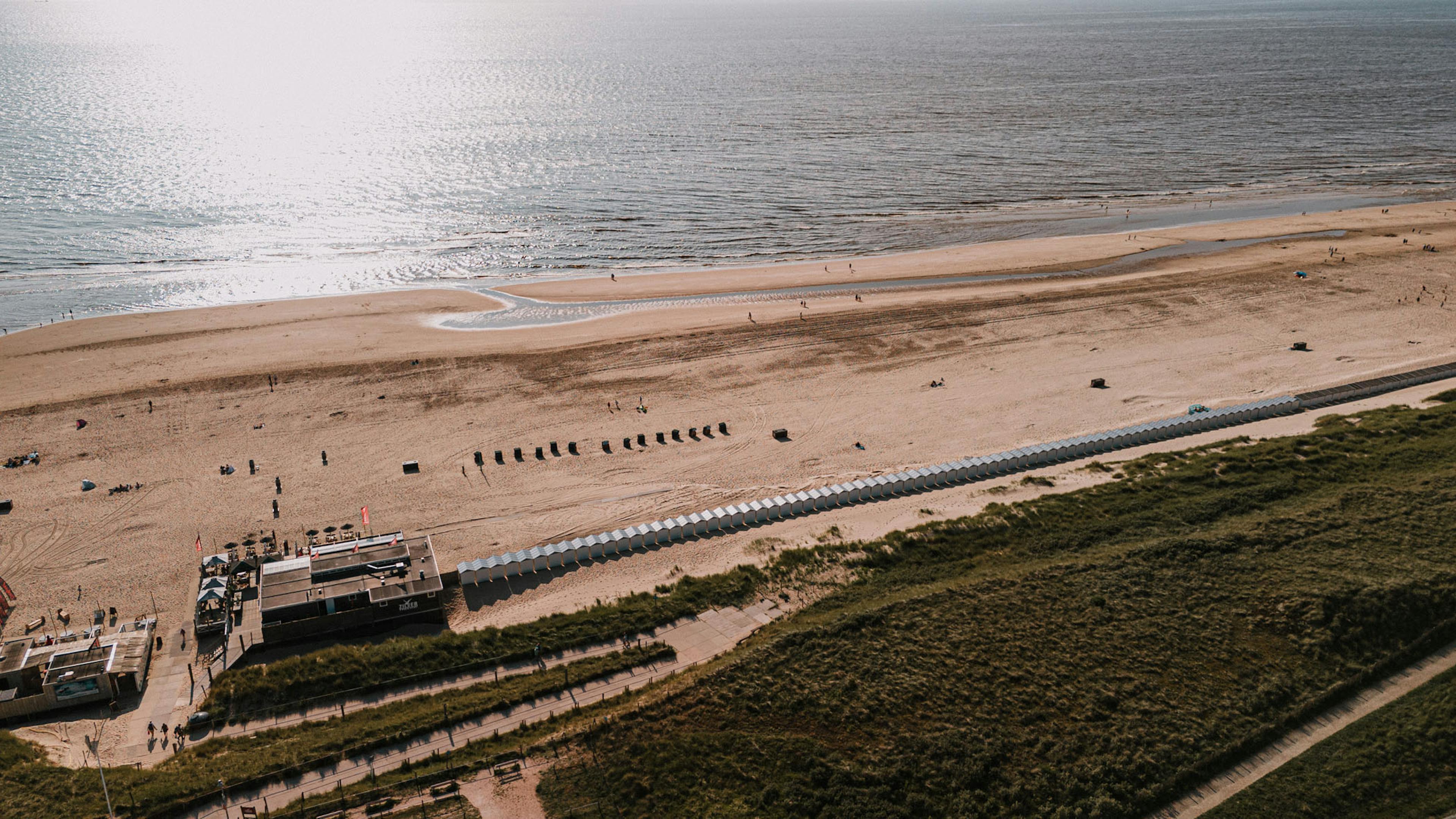 Dronefoto van Egmond