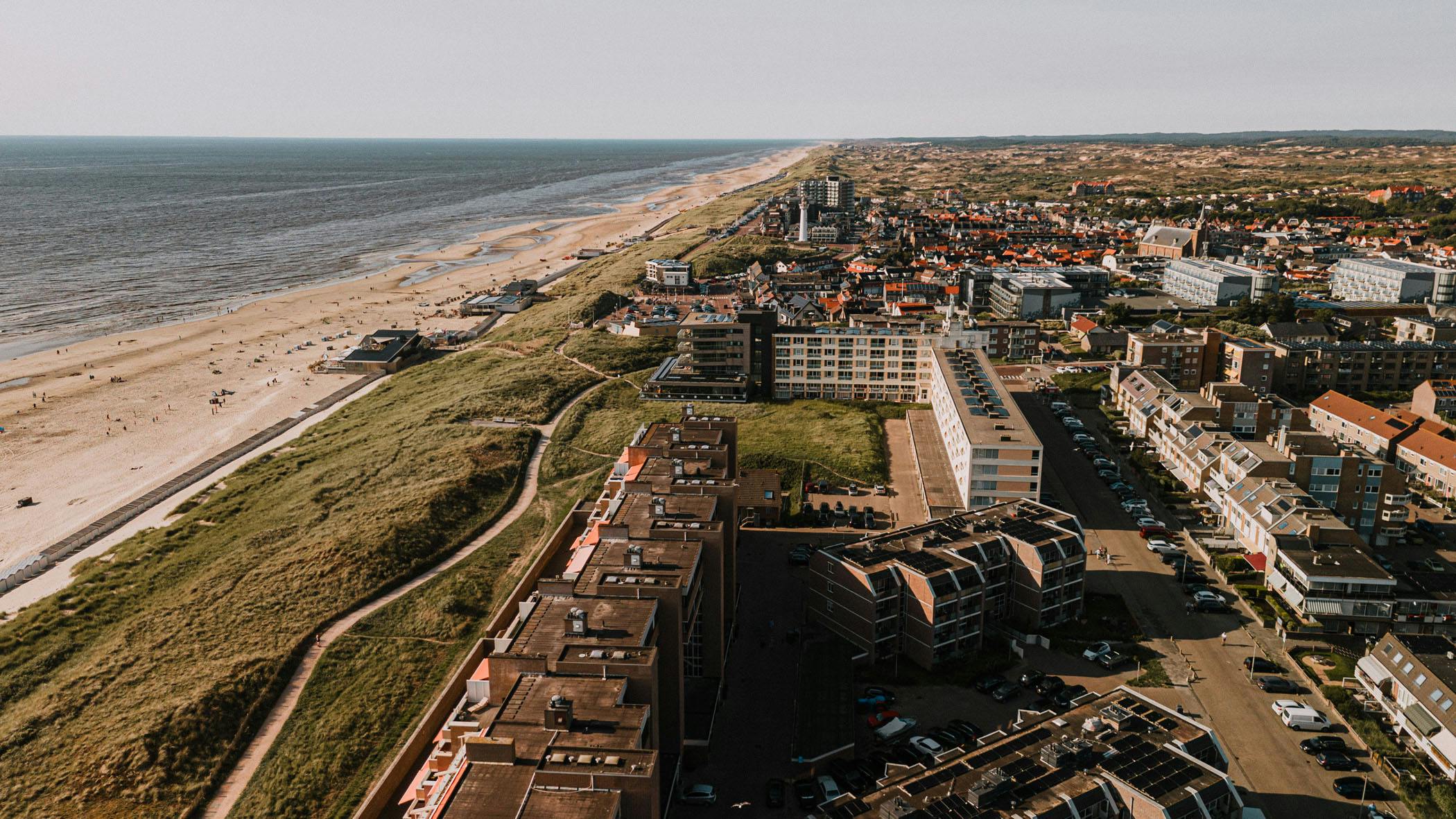 Drohnenfoto von Egmond