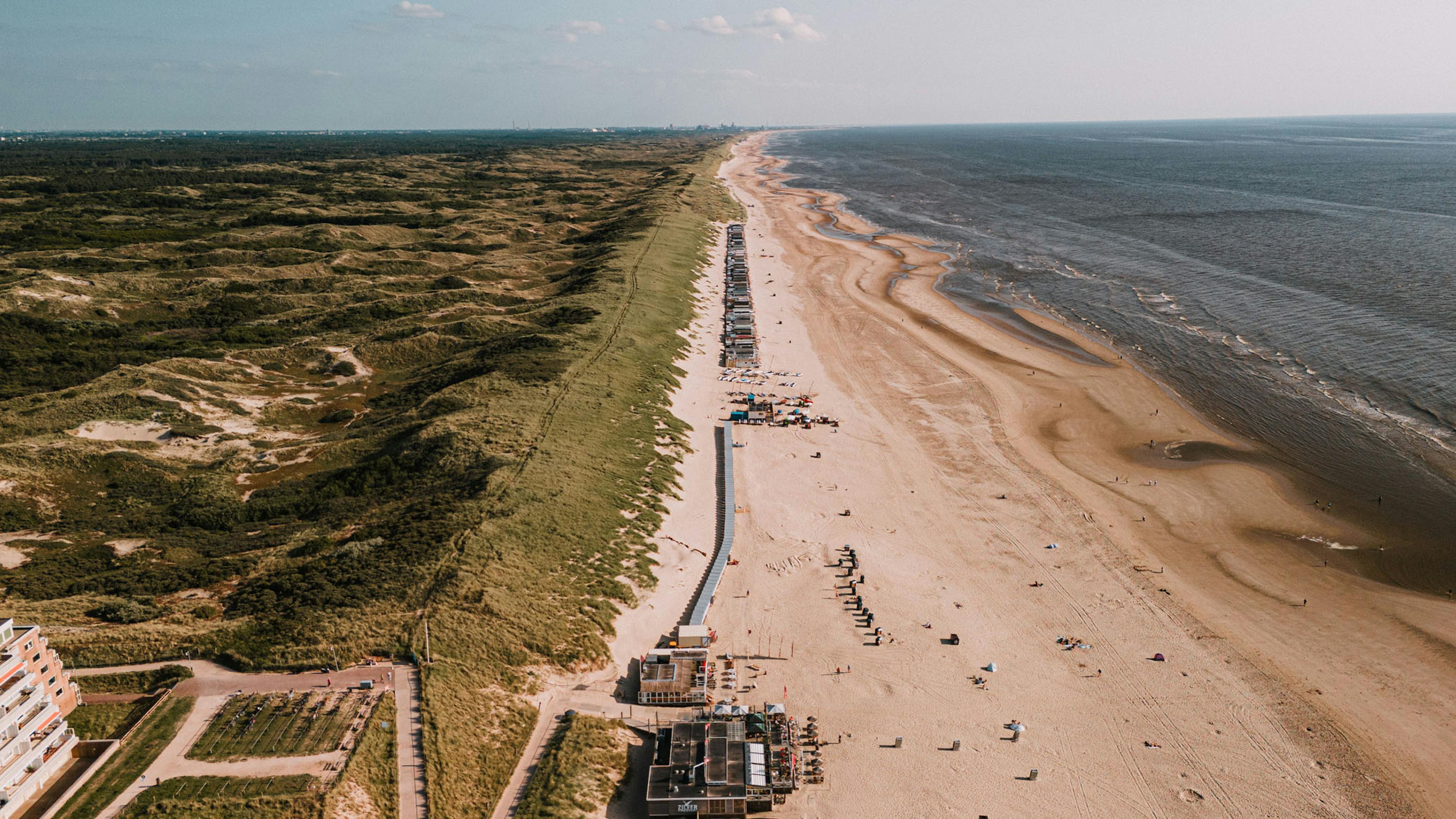 Dronefoto van Egmond
