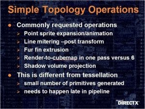 Simple Topology Operations