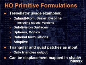 HO Primitive Formulations