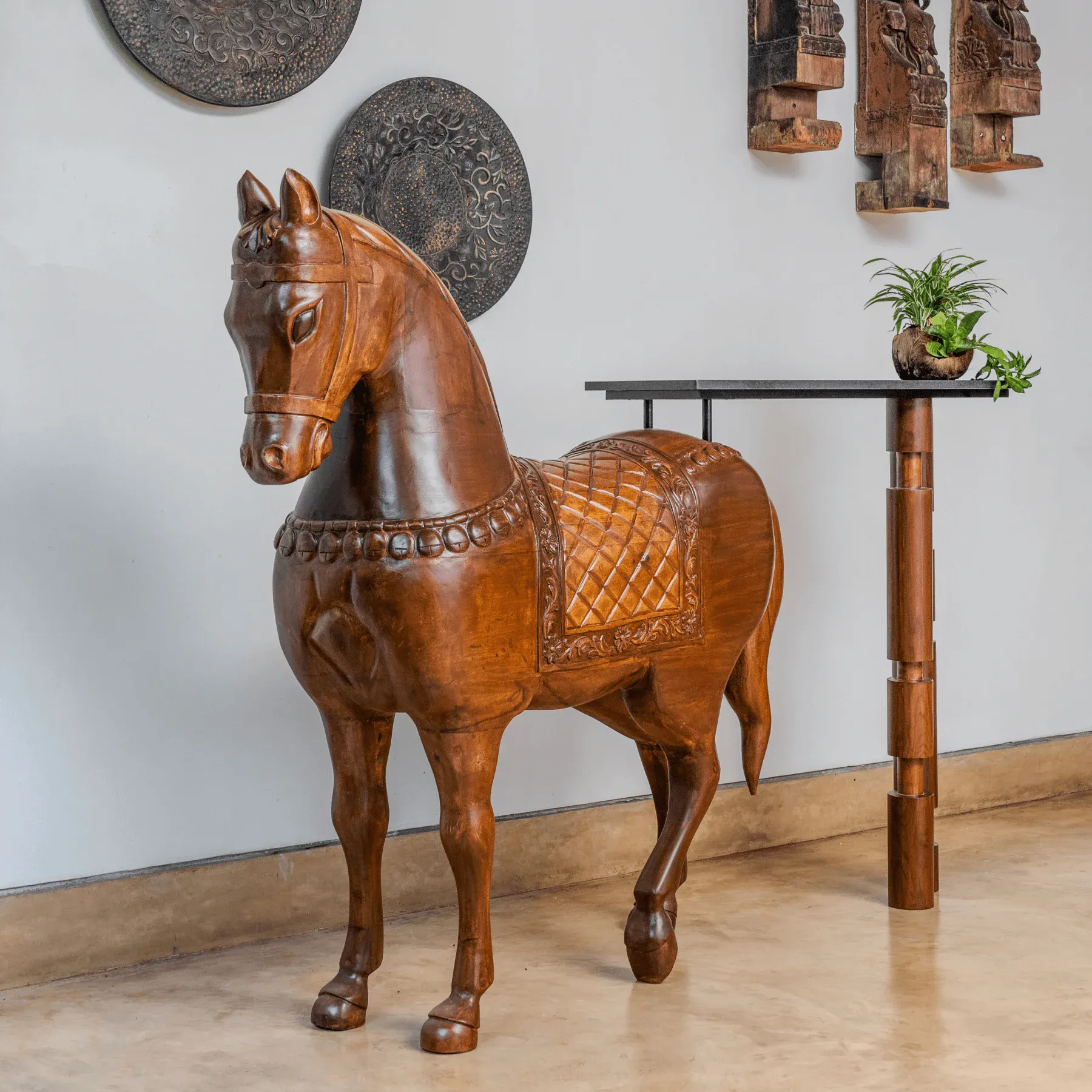Horse Console Table - View 4