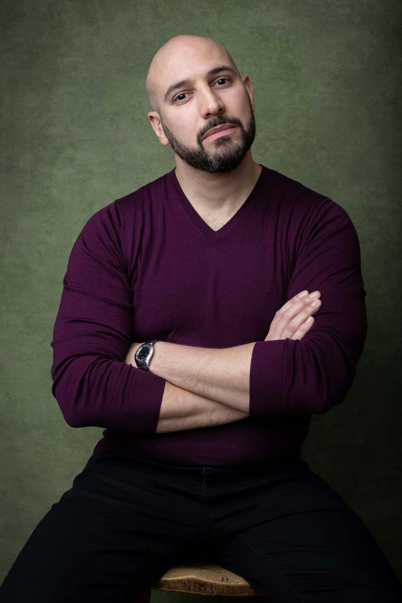 Headshot of a London actor 