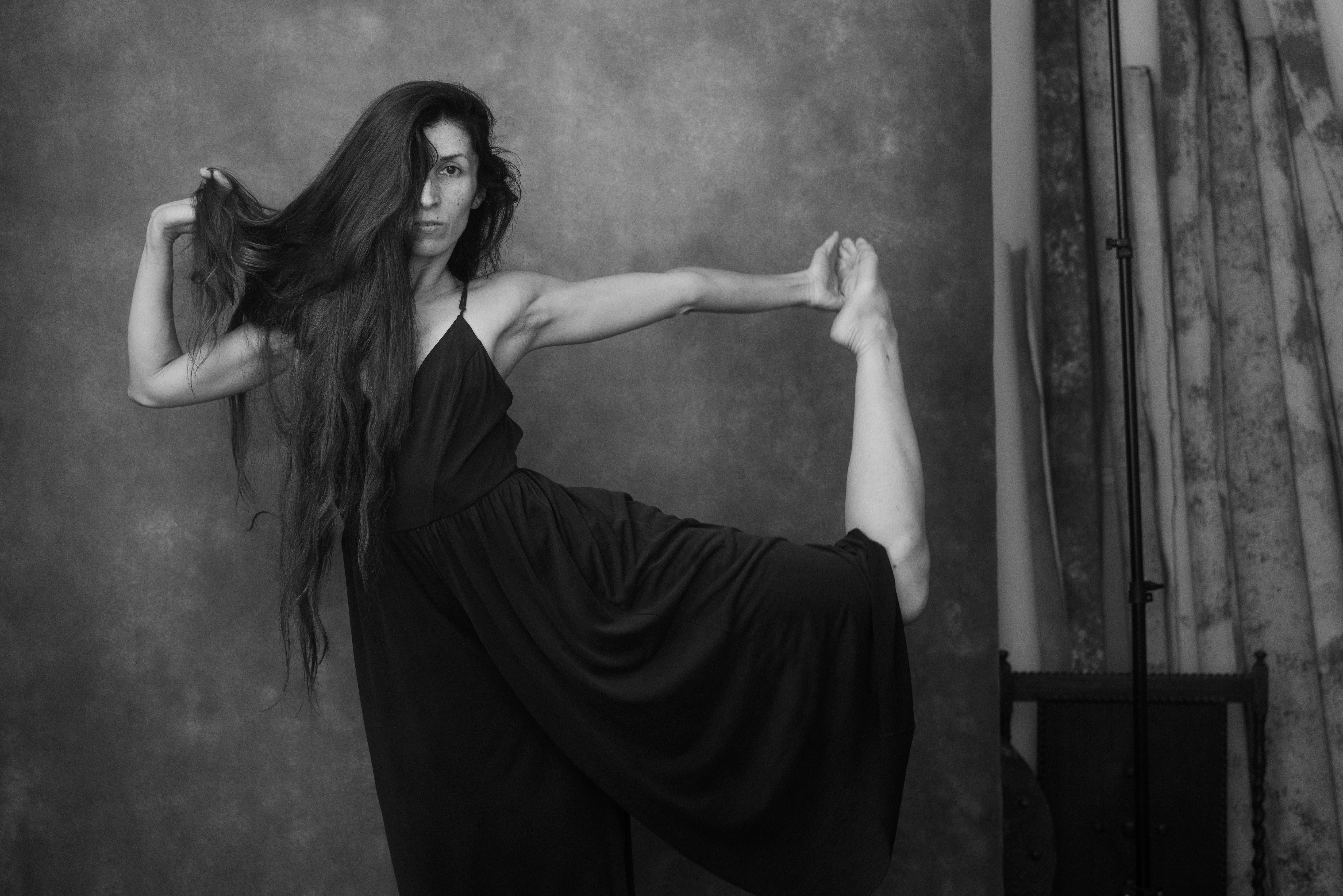 portrait of a professional dancer in London 