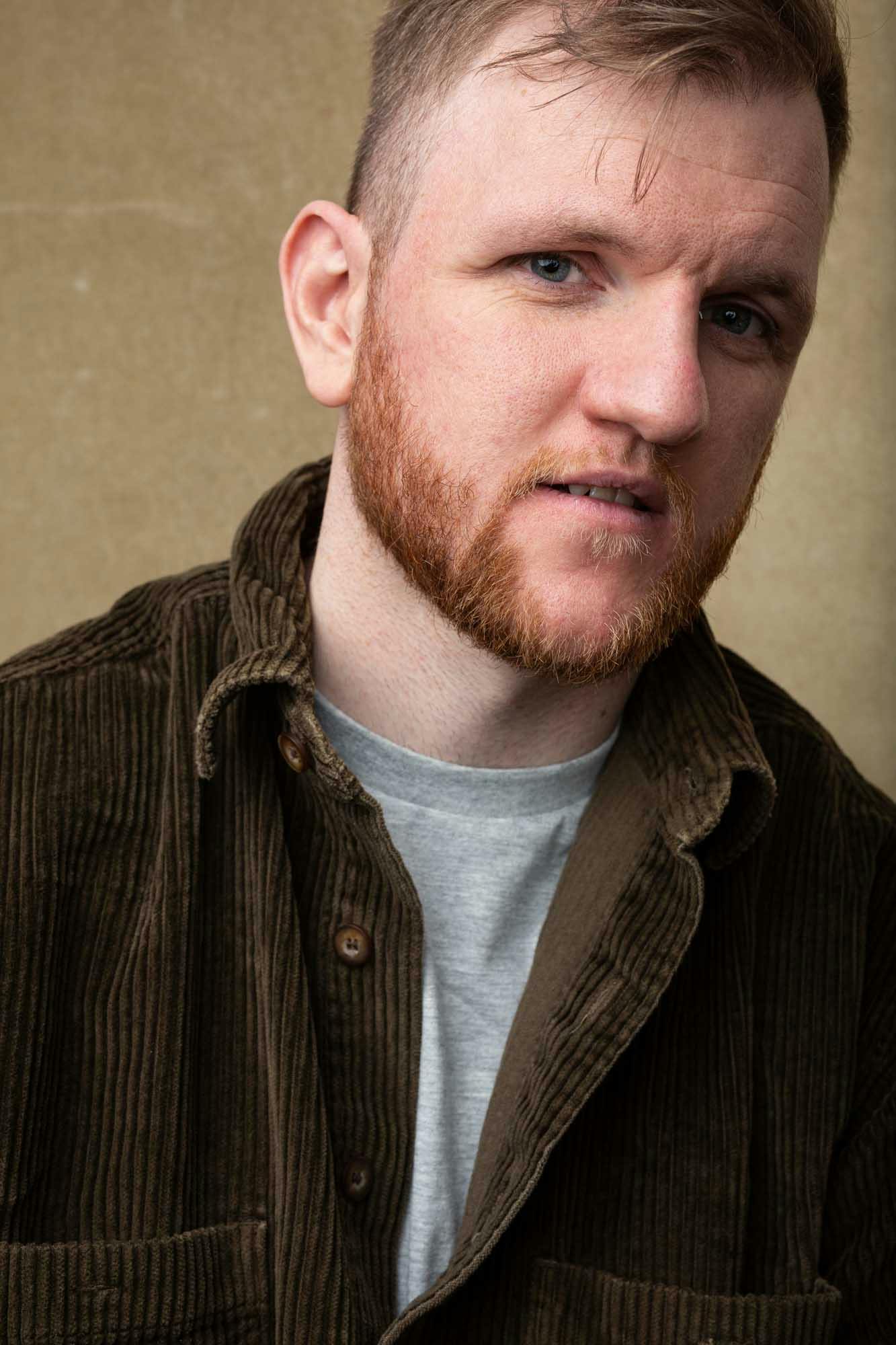 Headshot of London actor Callum