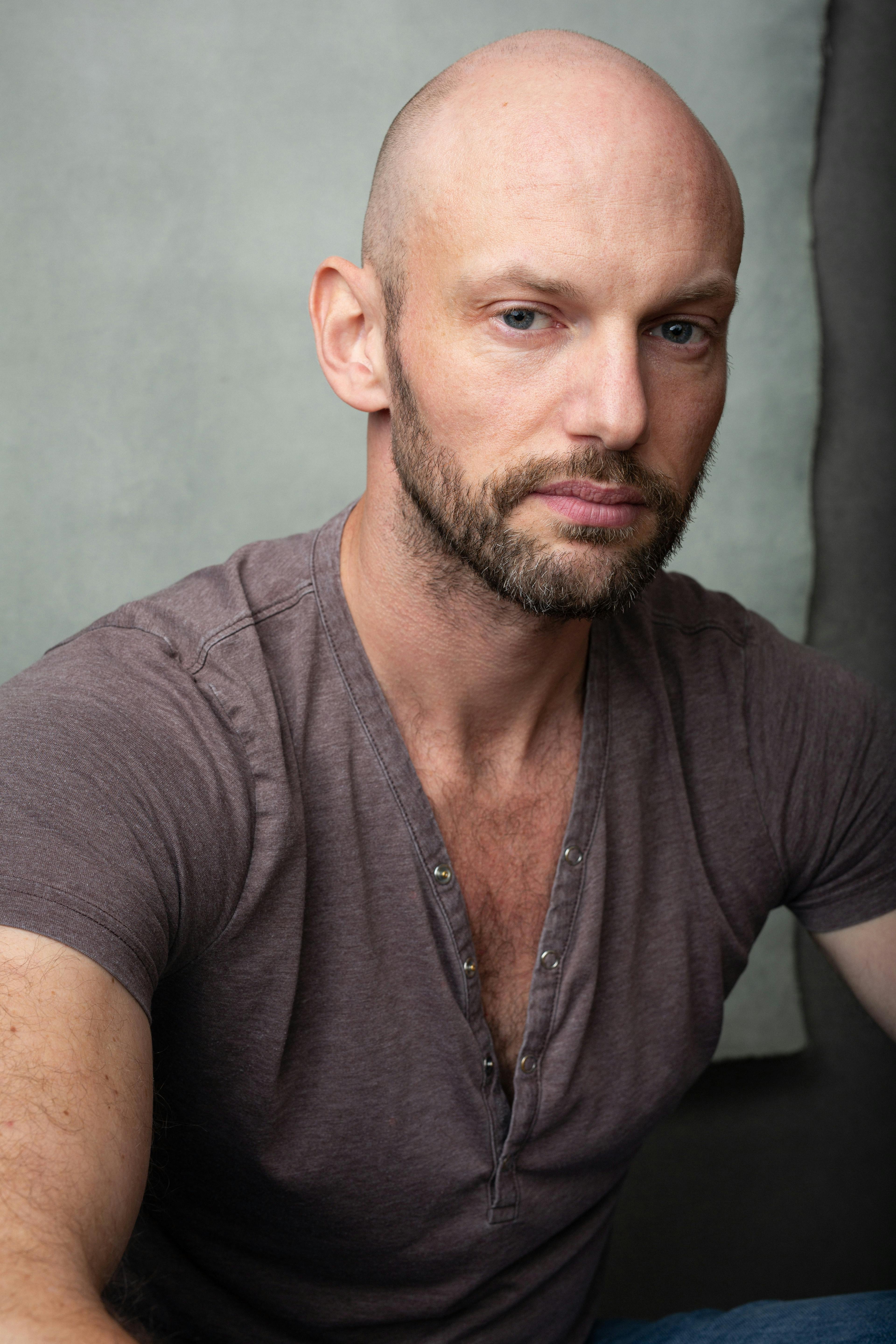 London headshot session with an actor