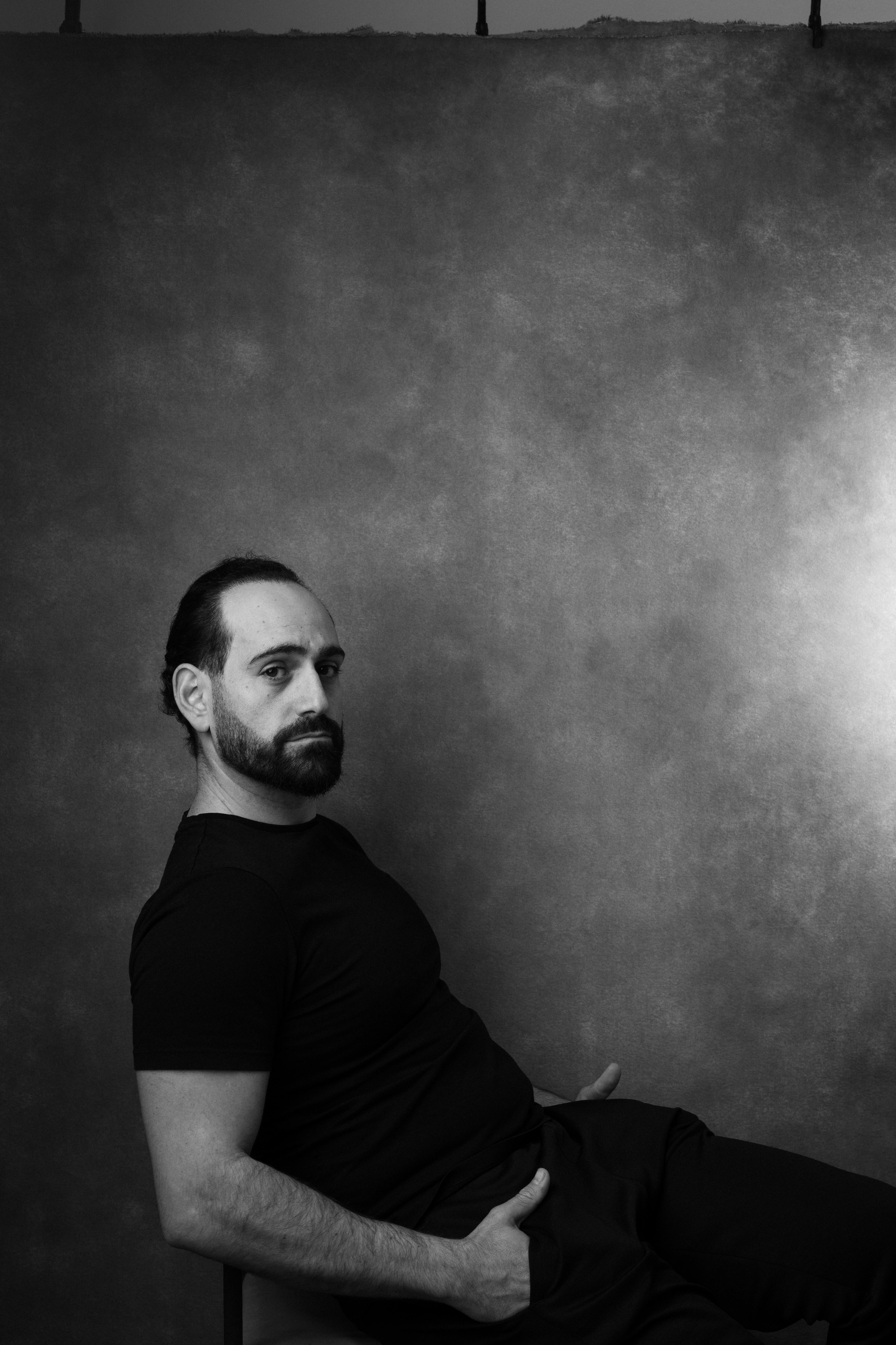 actors headshot taken by a London photographer