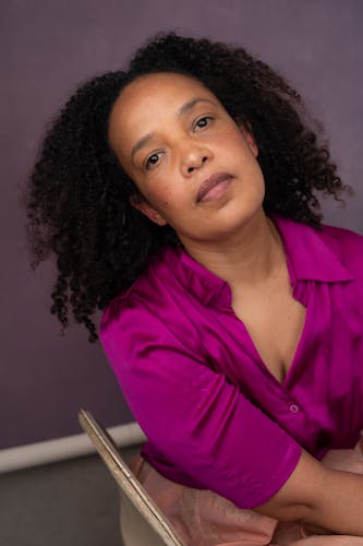 a London actor who's headshot was taken with studio light