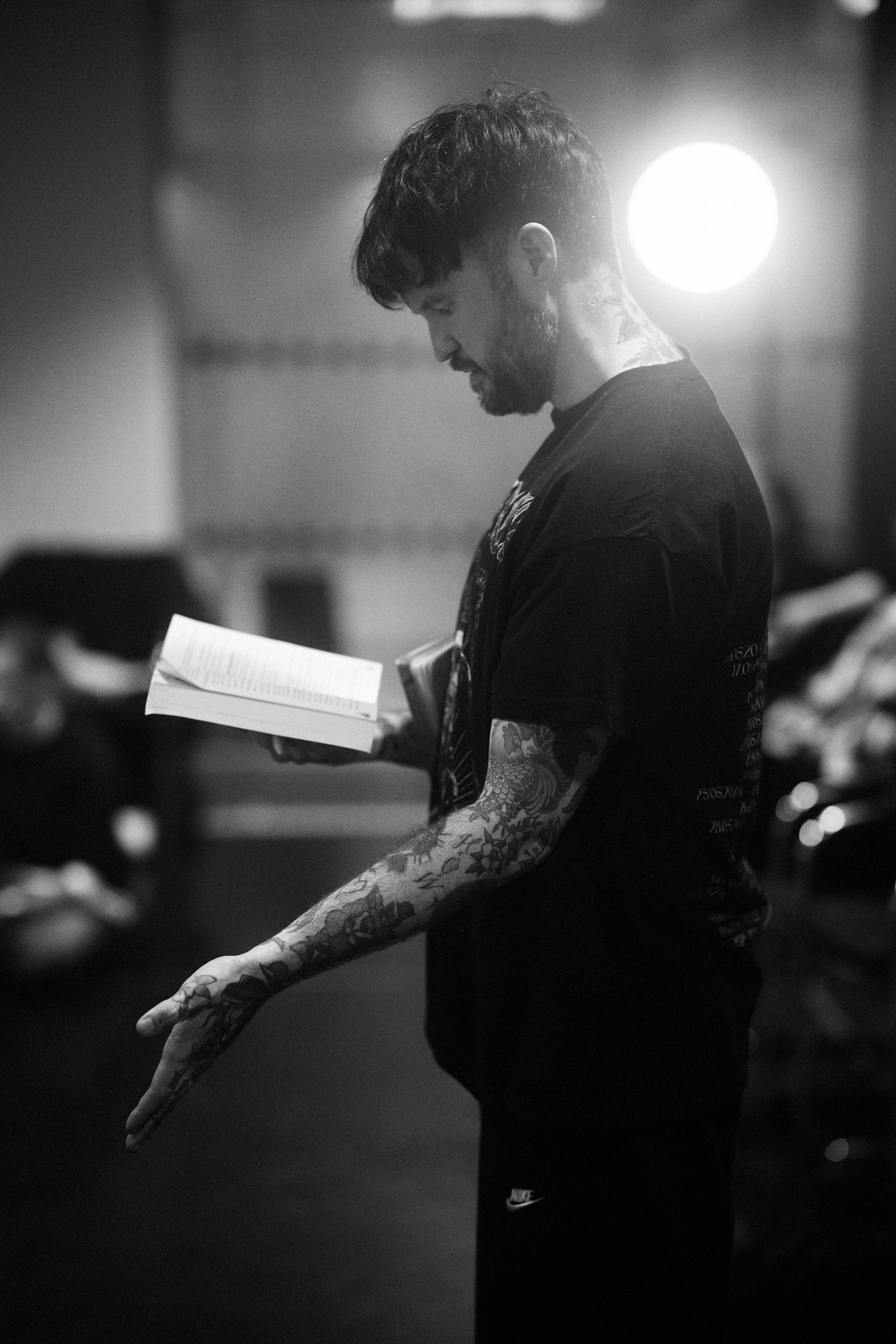 rehearsal photos taken in London