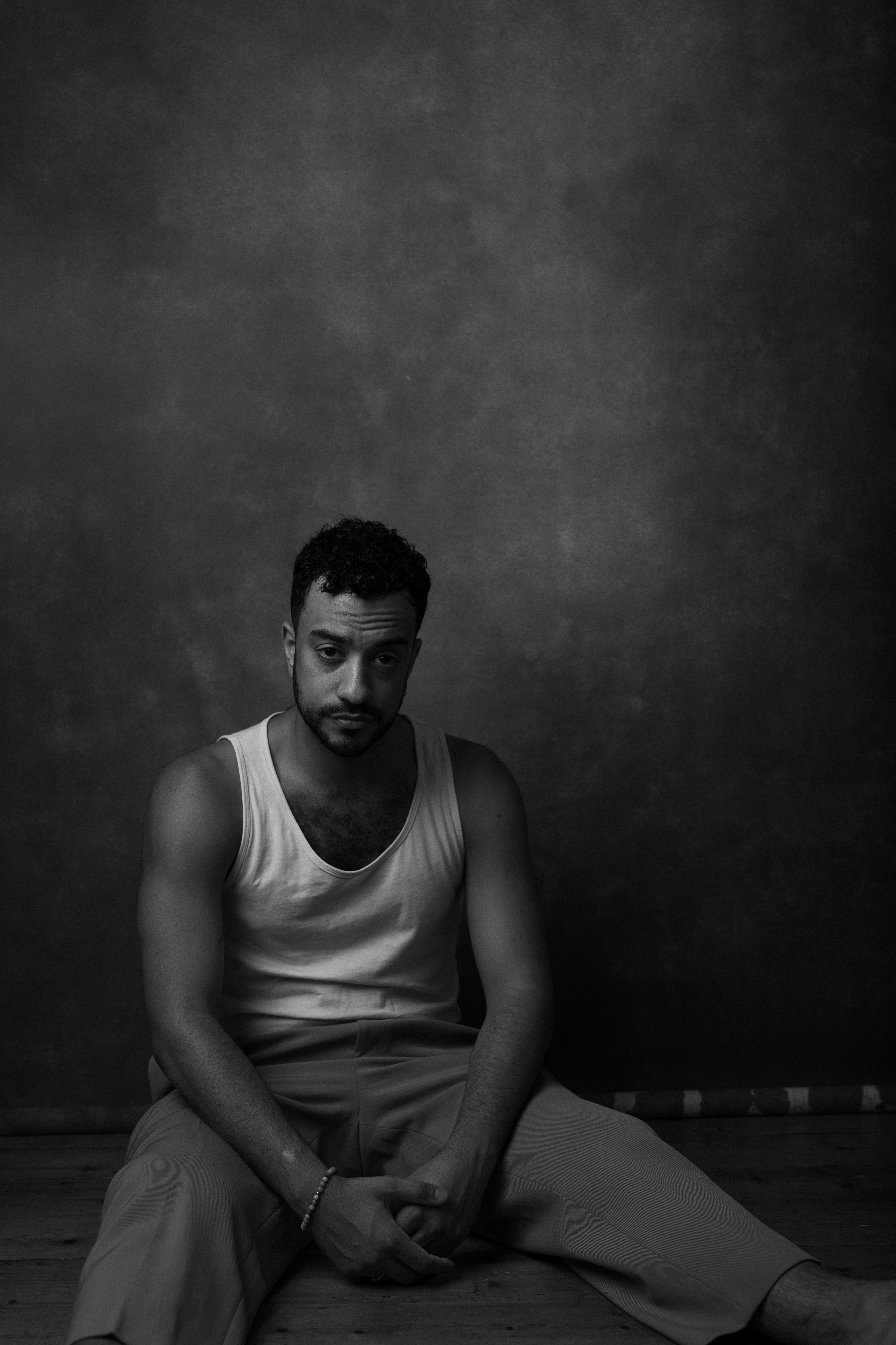 an editorial portrait of a London actor 