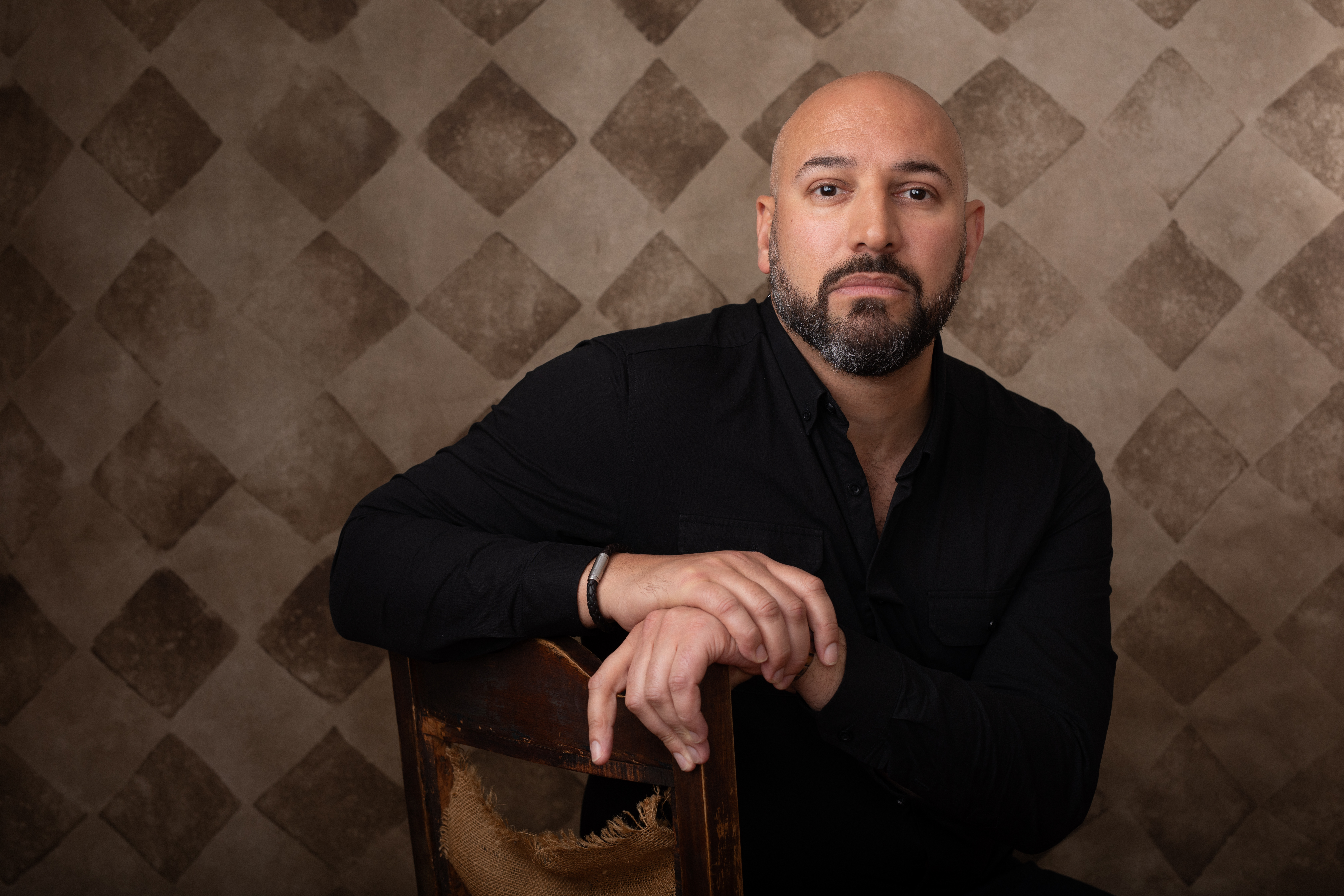 an editorial portrait of a London actor 