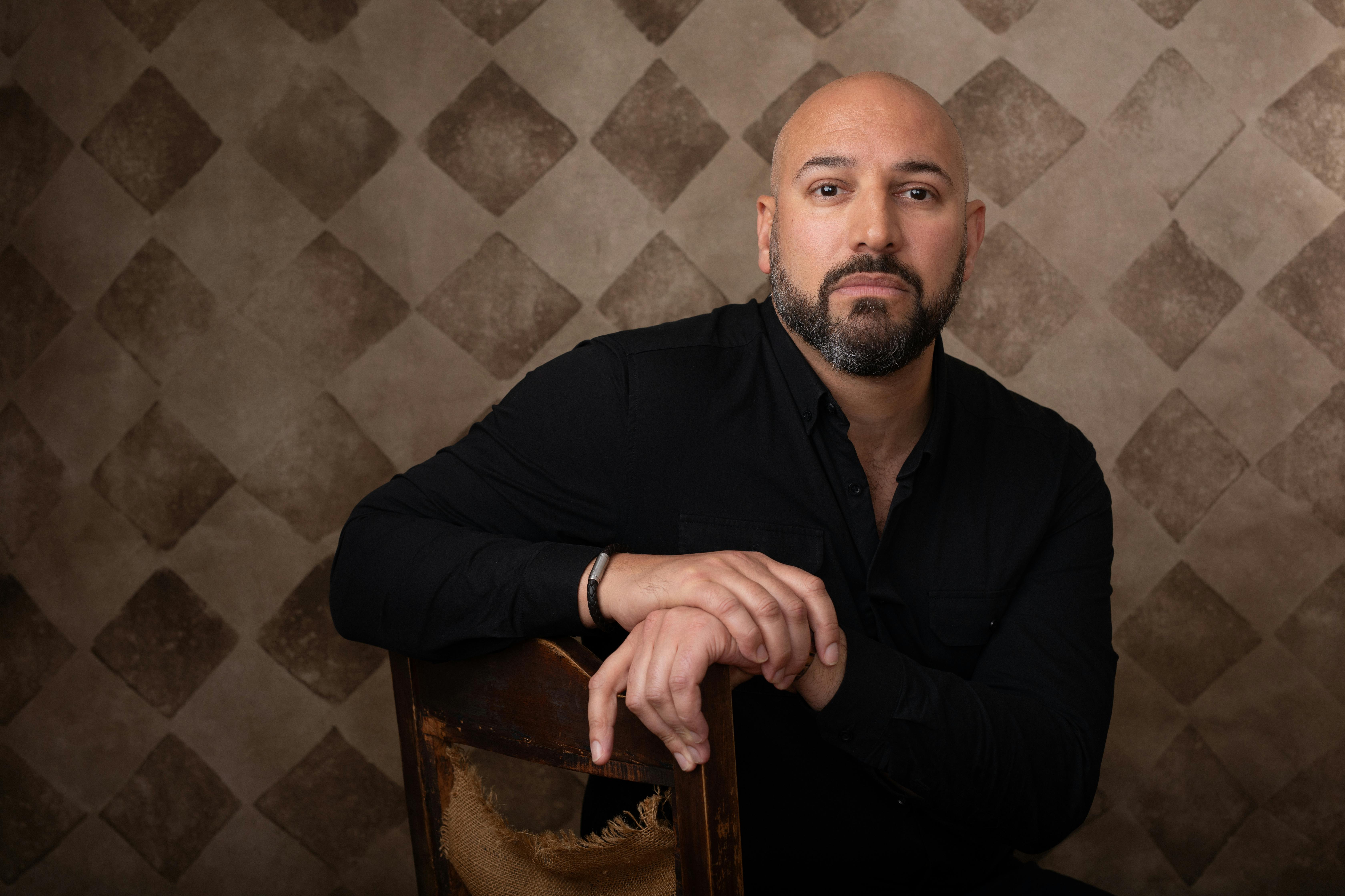 an editorial portrait of a London actor